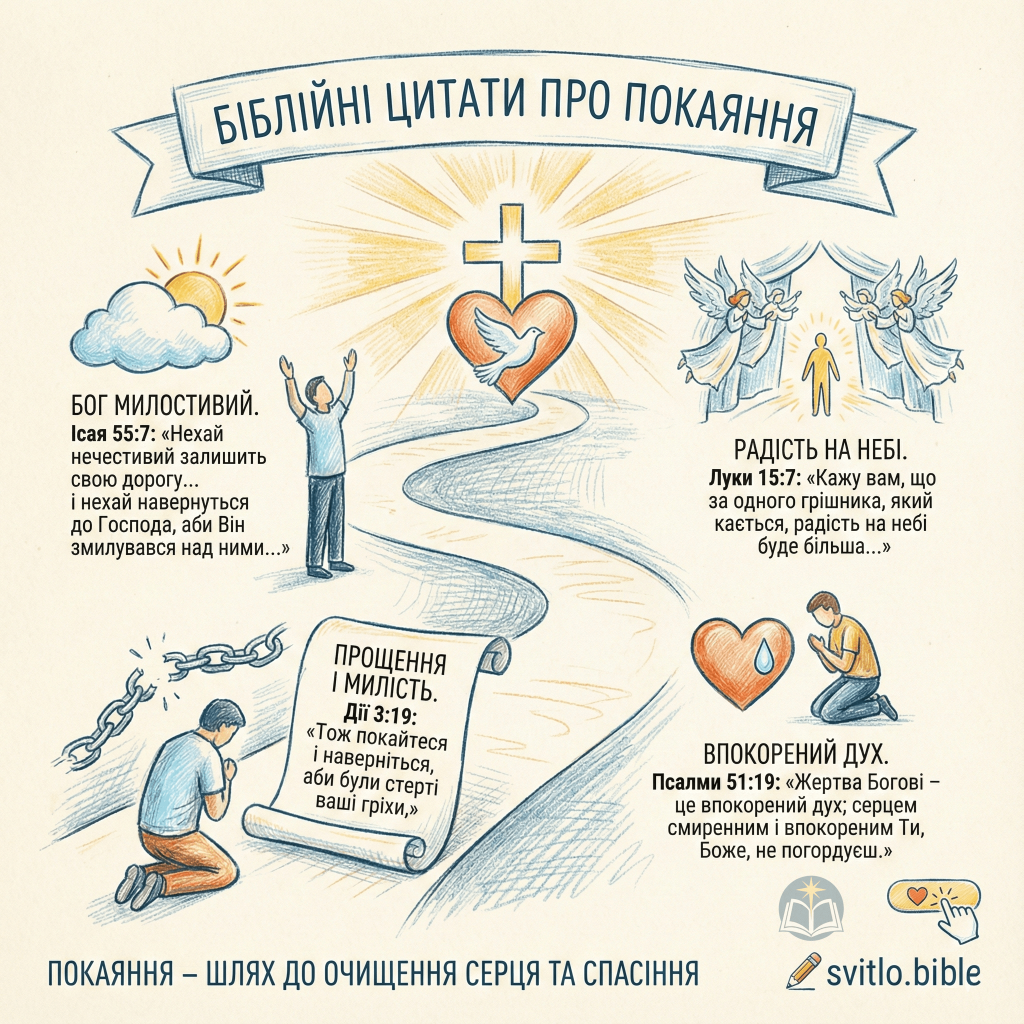 вірші з Біблії про покаяння