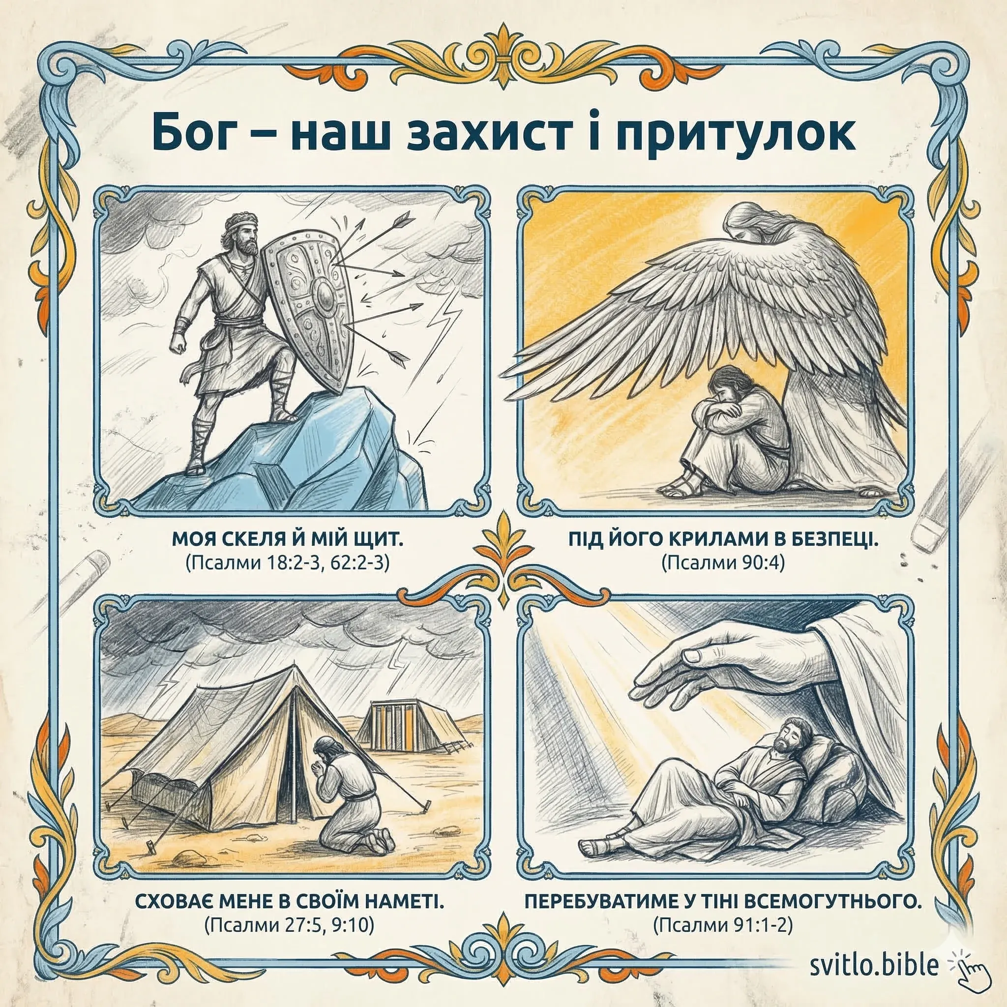 вірші з Біблії про захист