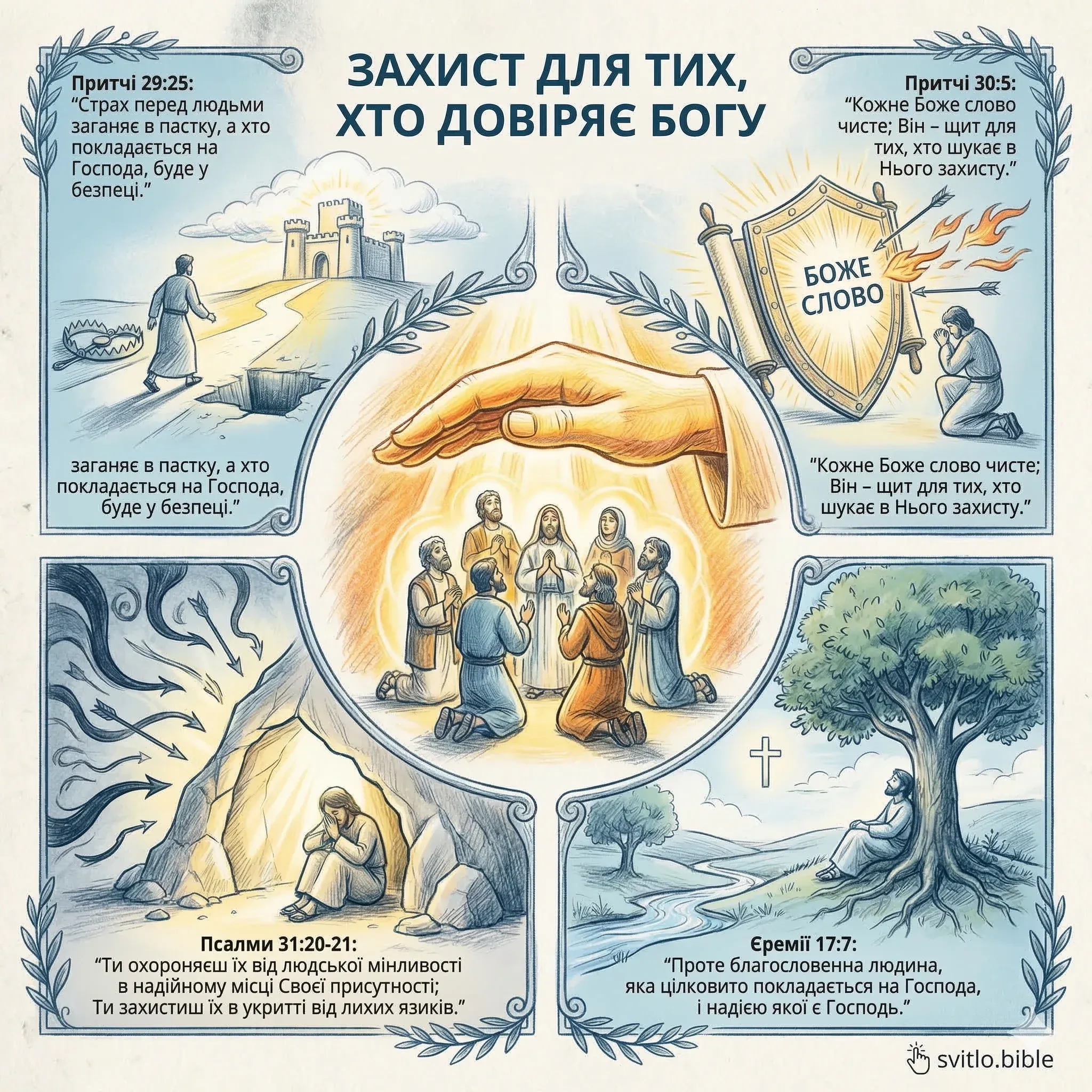 захист для тих, хто довіряє Богу