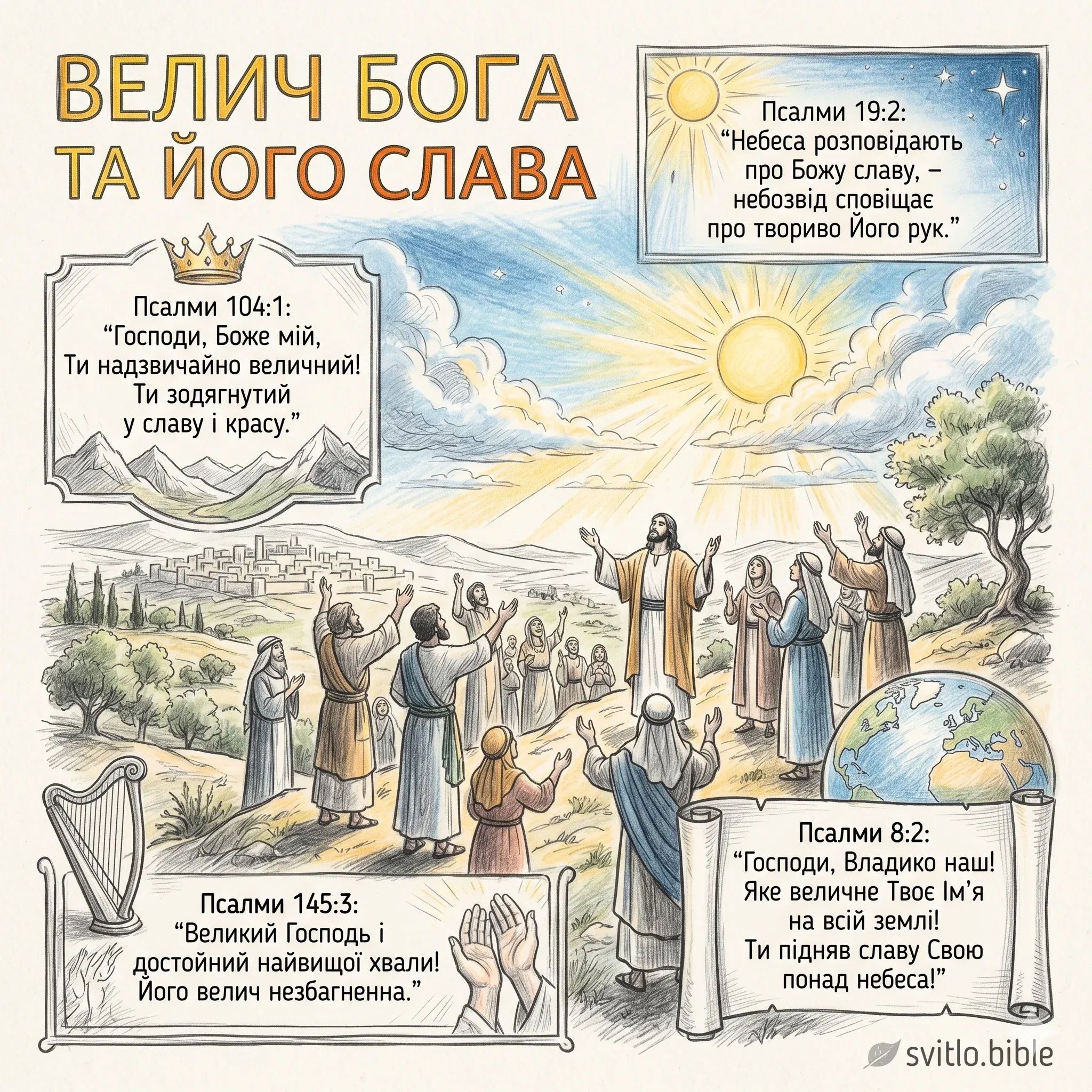 Біблія про велич і славу Божу