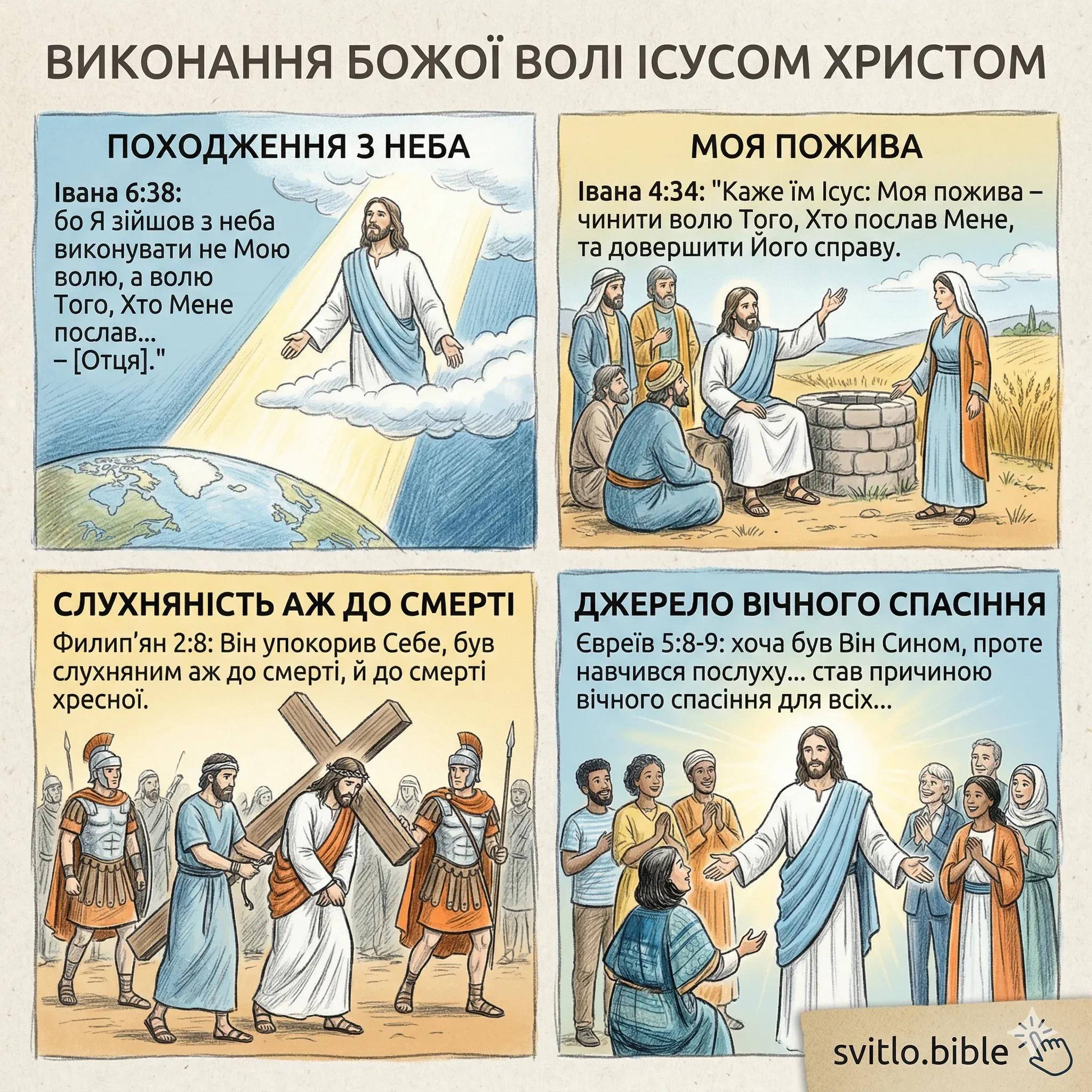 Ісус Христос взірець виконання волі Божої