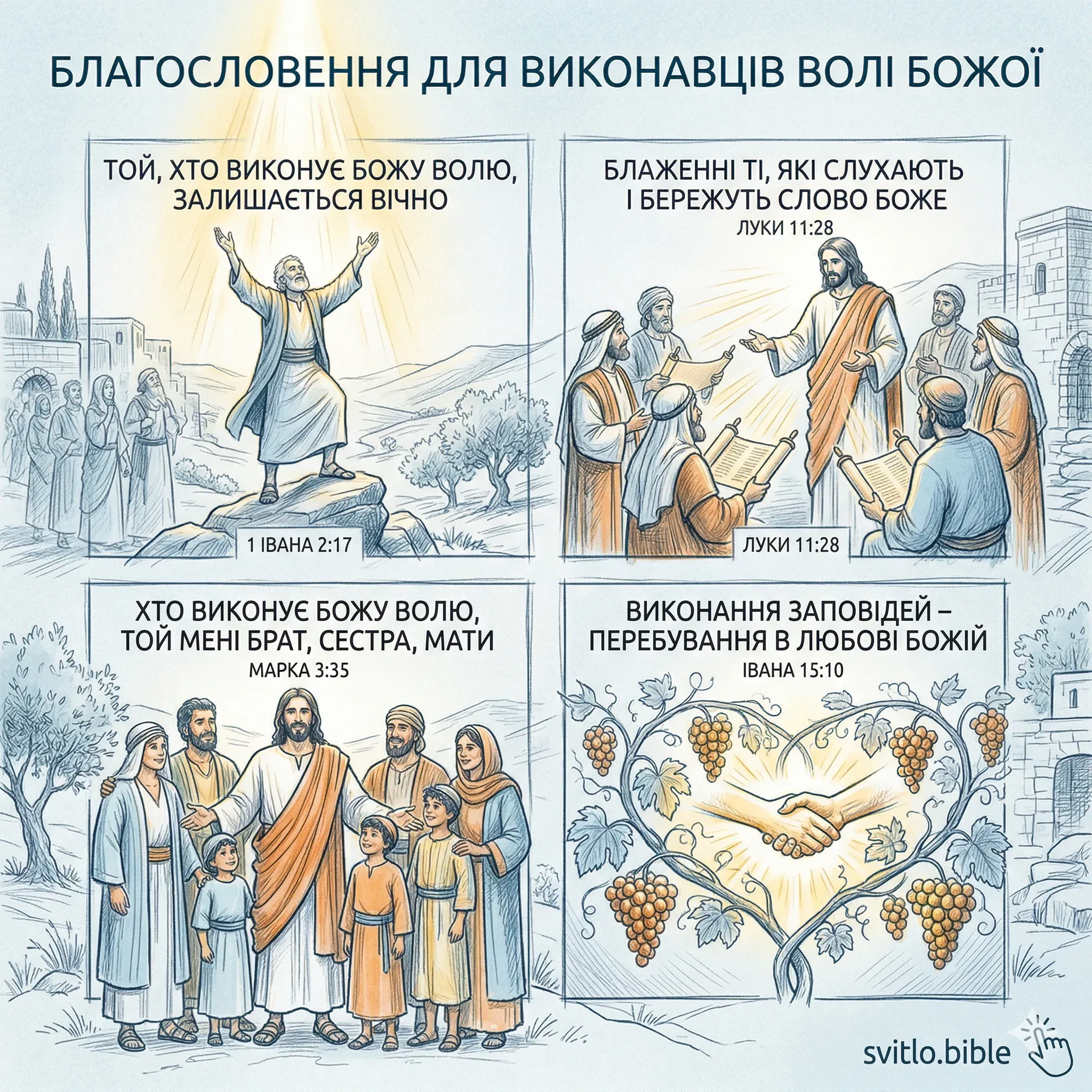 благословення для виконавців волі Божої