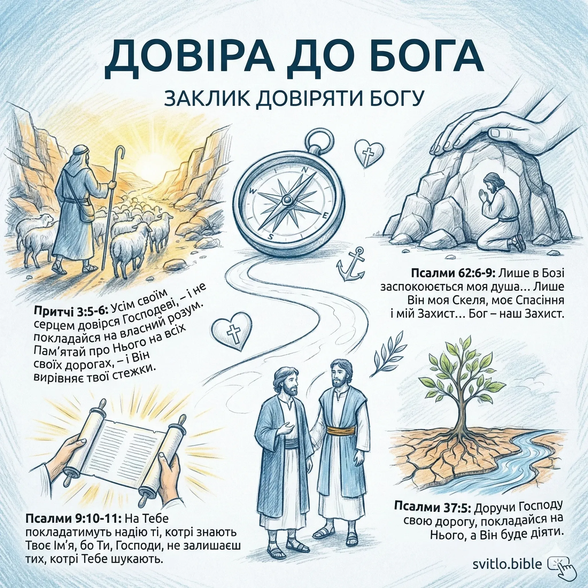 вірші з Біблії про довіру Богу