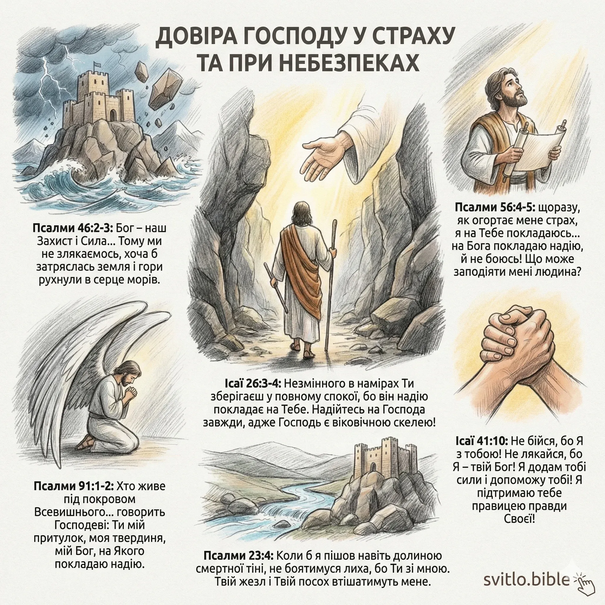 довіра Господу у страху та небезпеці
