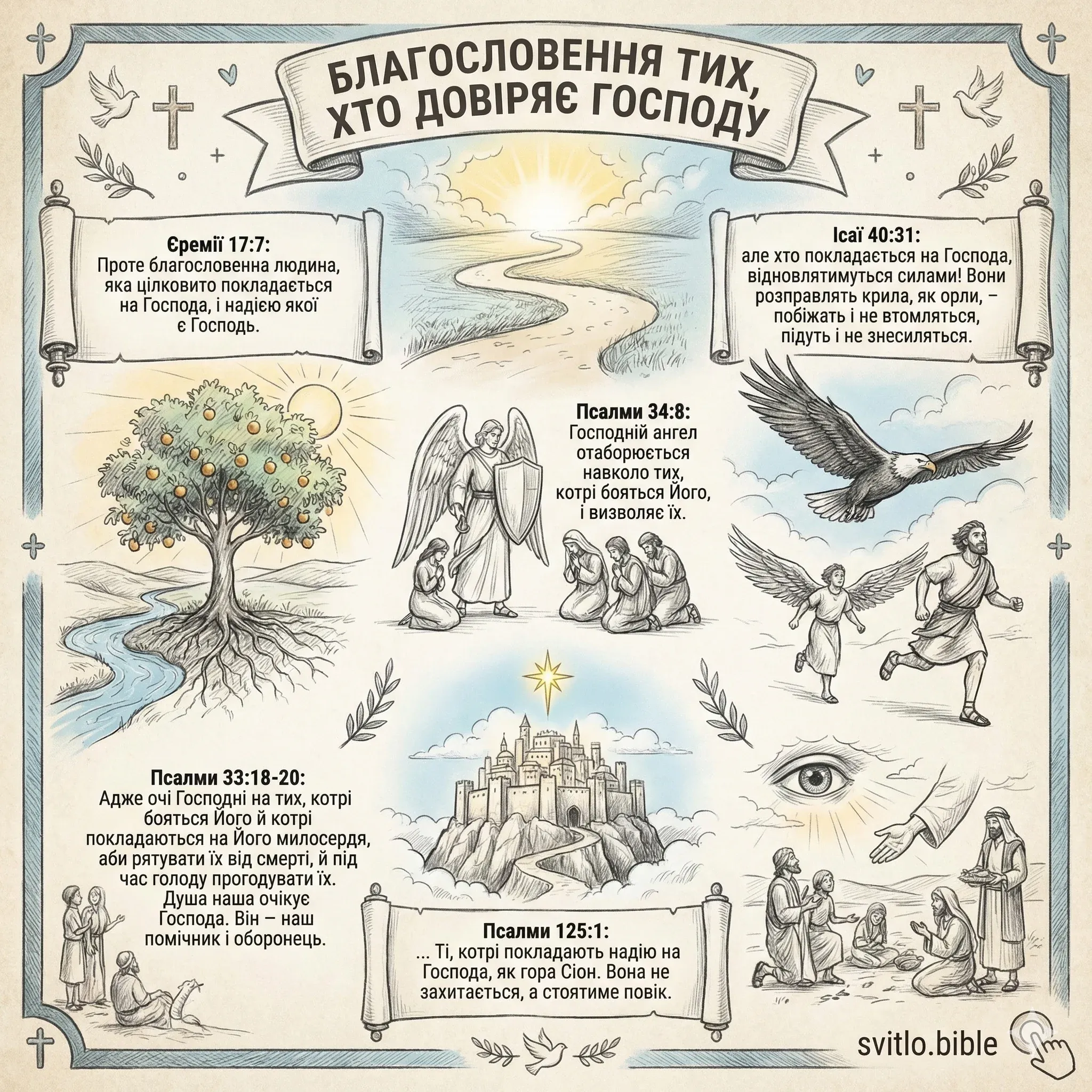 благословення тих, хто довіряє Господу