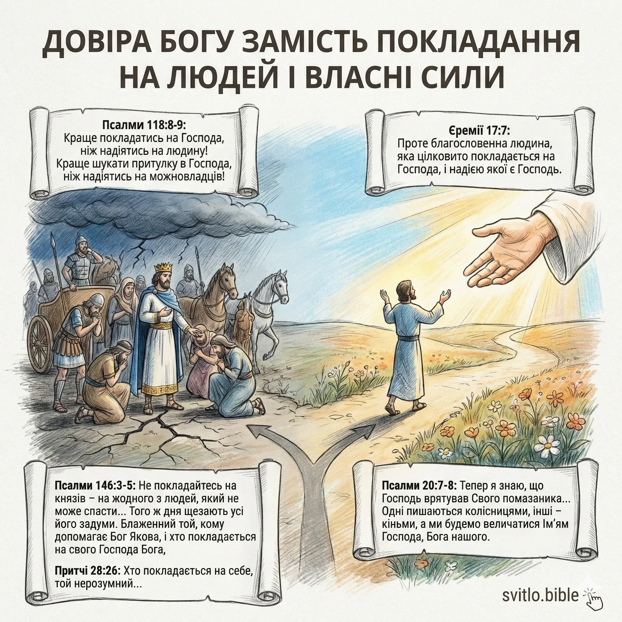 як довіряти Богу на практиці життя