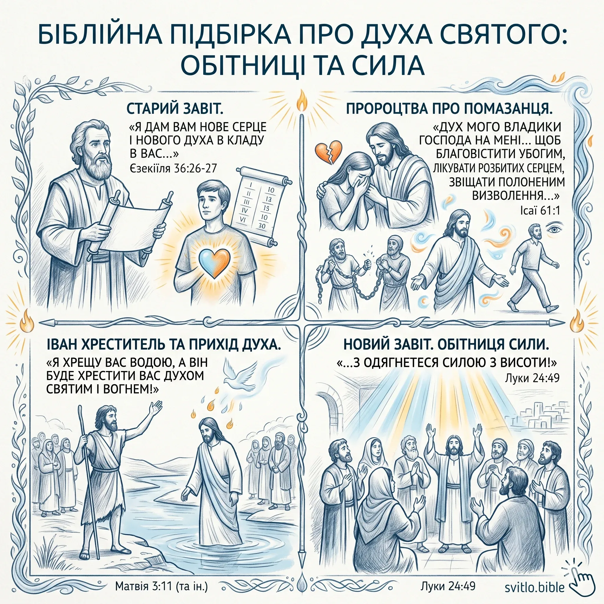 Біблійні пророцтва і обітниці про Духа Святого