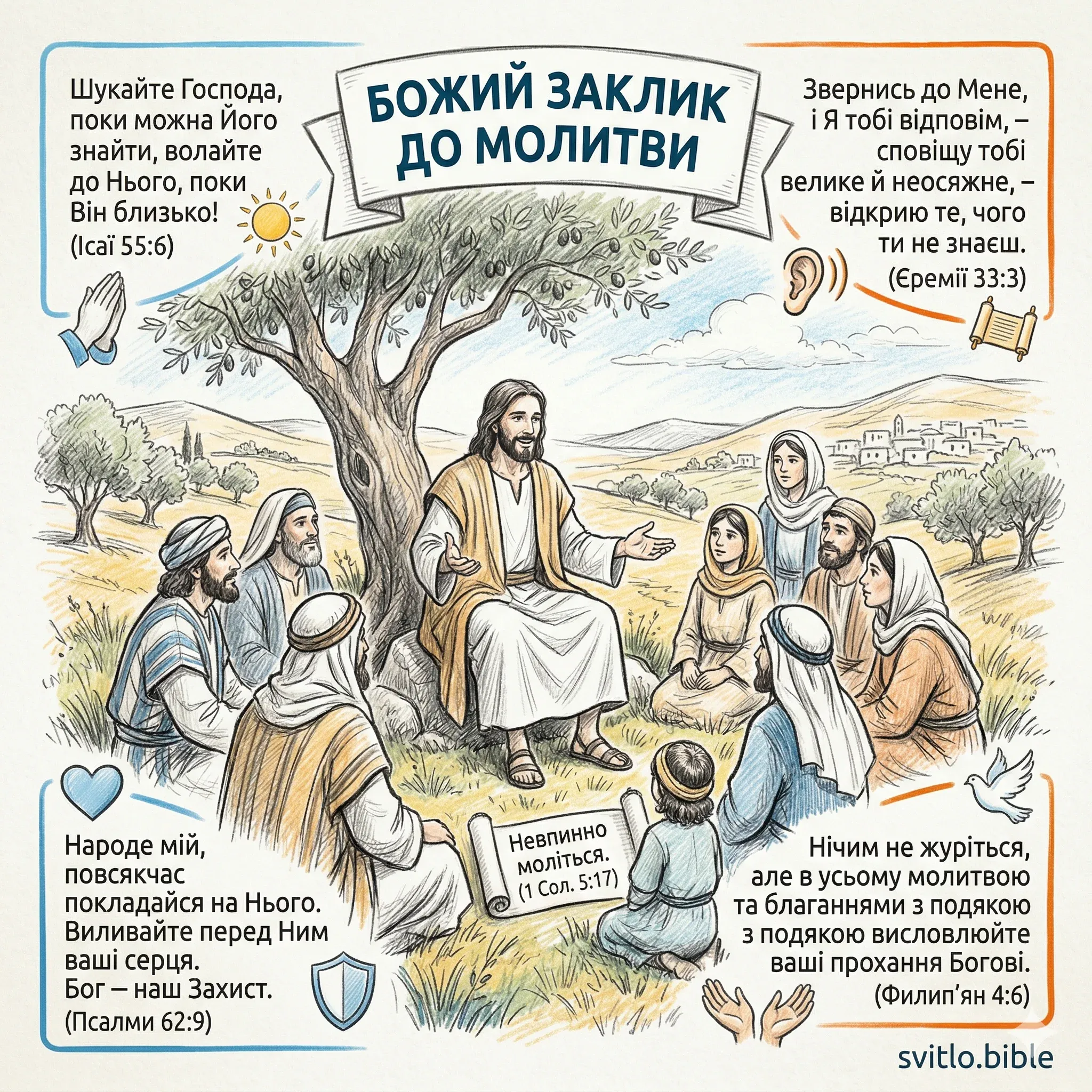 Божий заклик до молитви