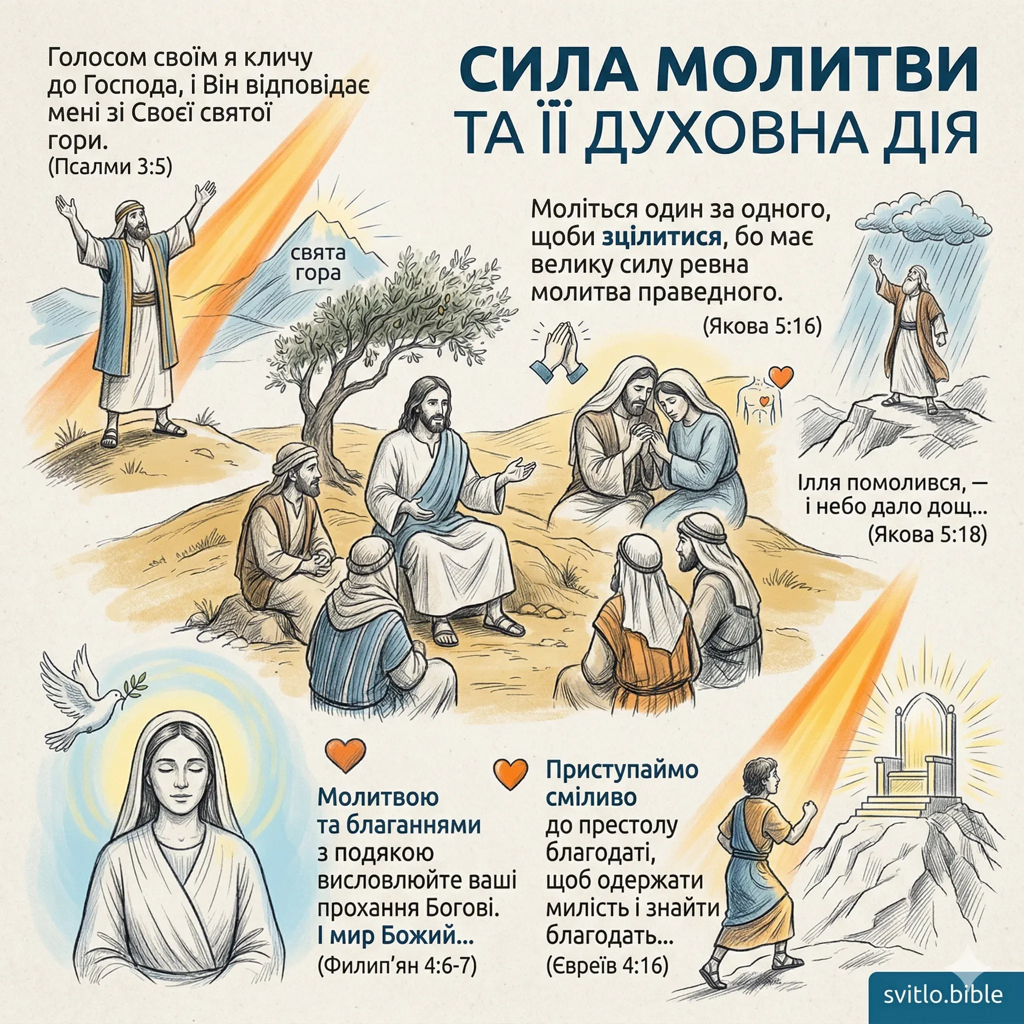 Біблія про силу молитви