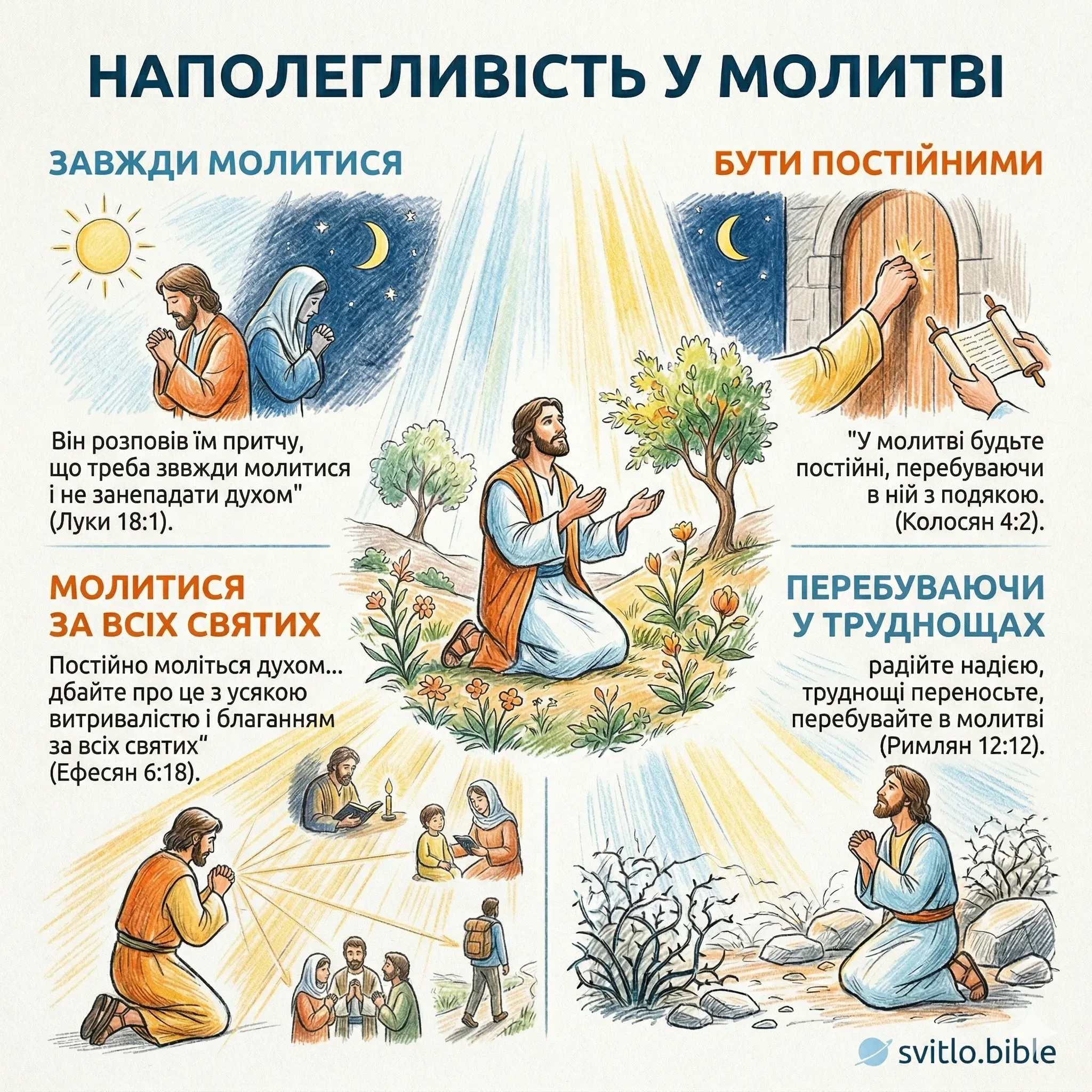 наполегливість у молитві