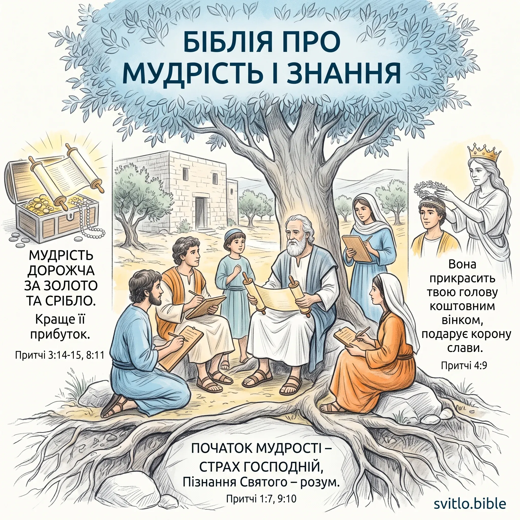 Біблійні вірші про мудрість і знання