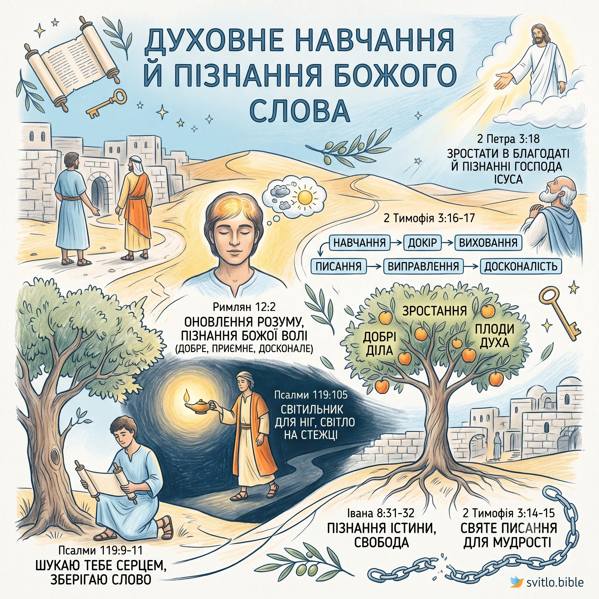 духовне навчання і пізнання Божого Слова