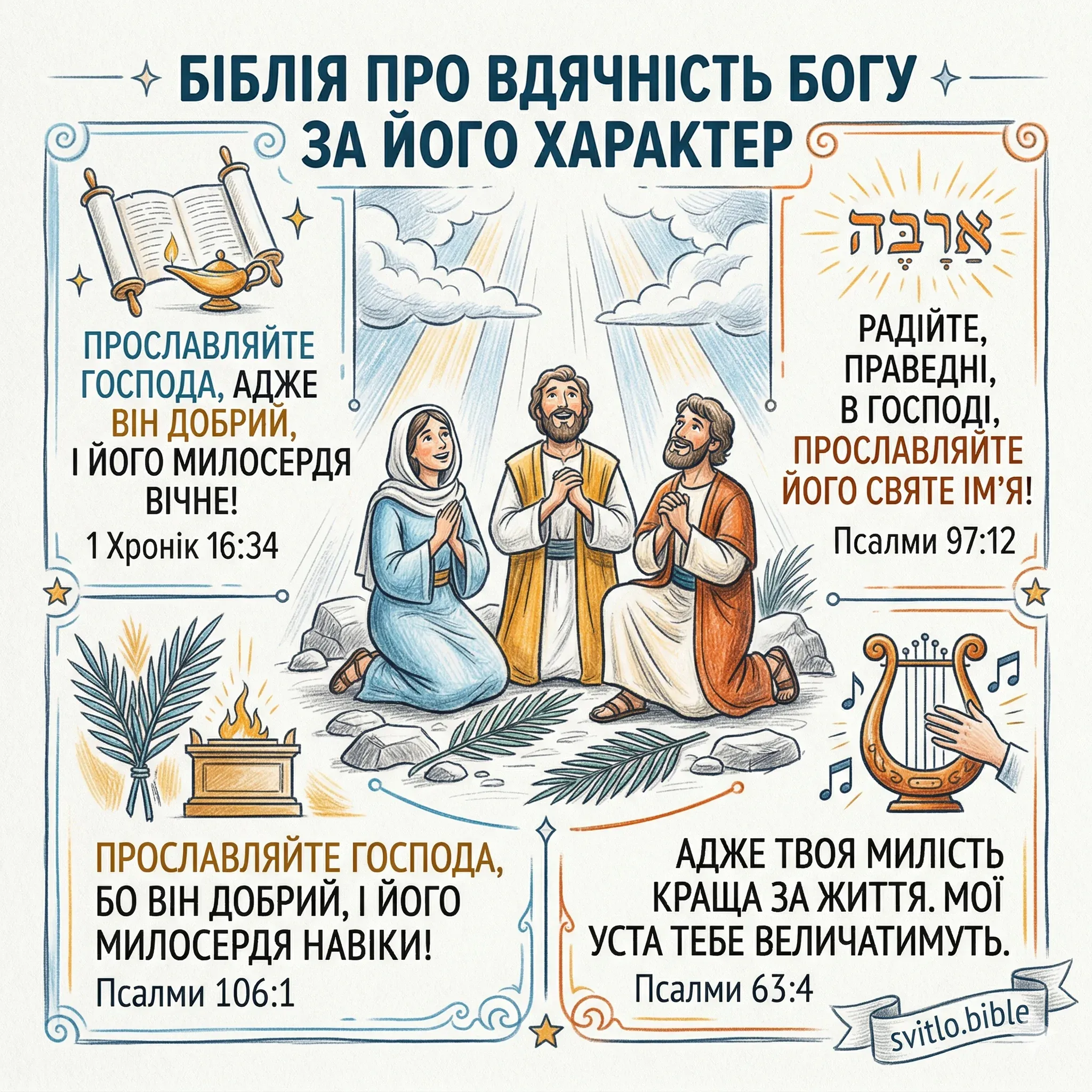 Біблія про вдячність Богу