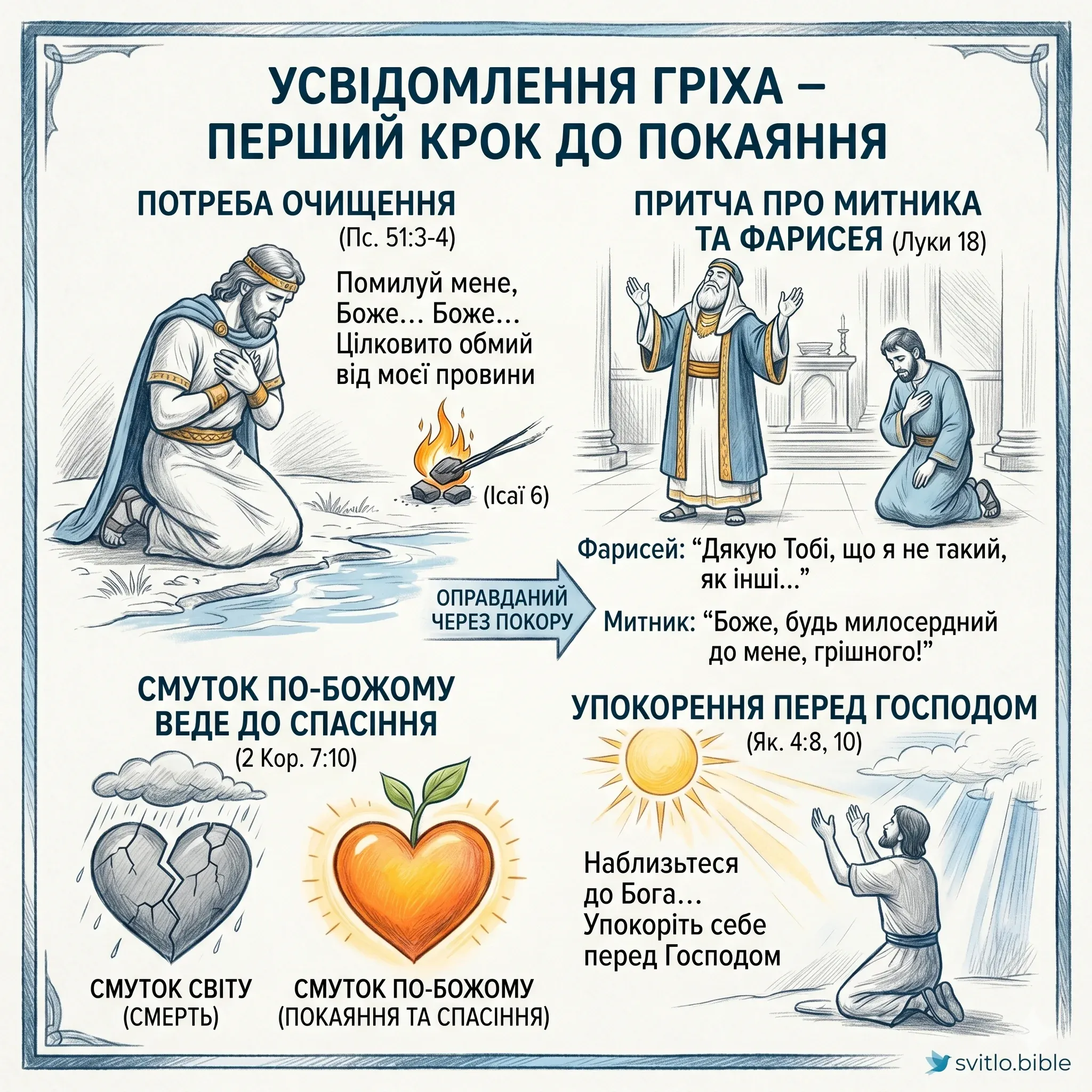 усвідомлення гріха