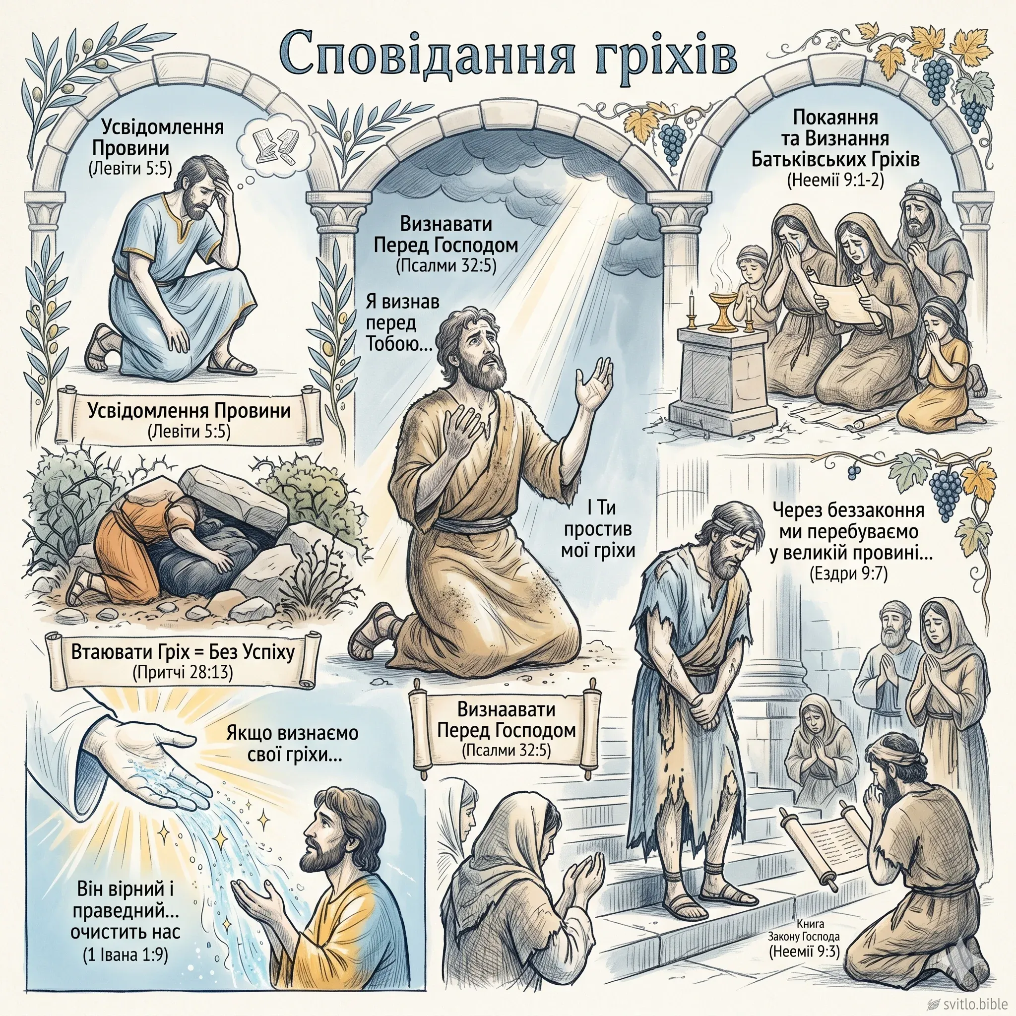 сповідання гріхів перед Богом