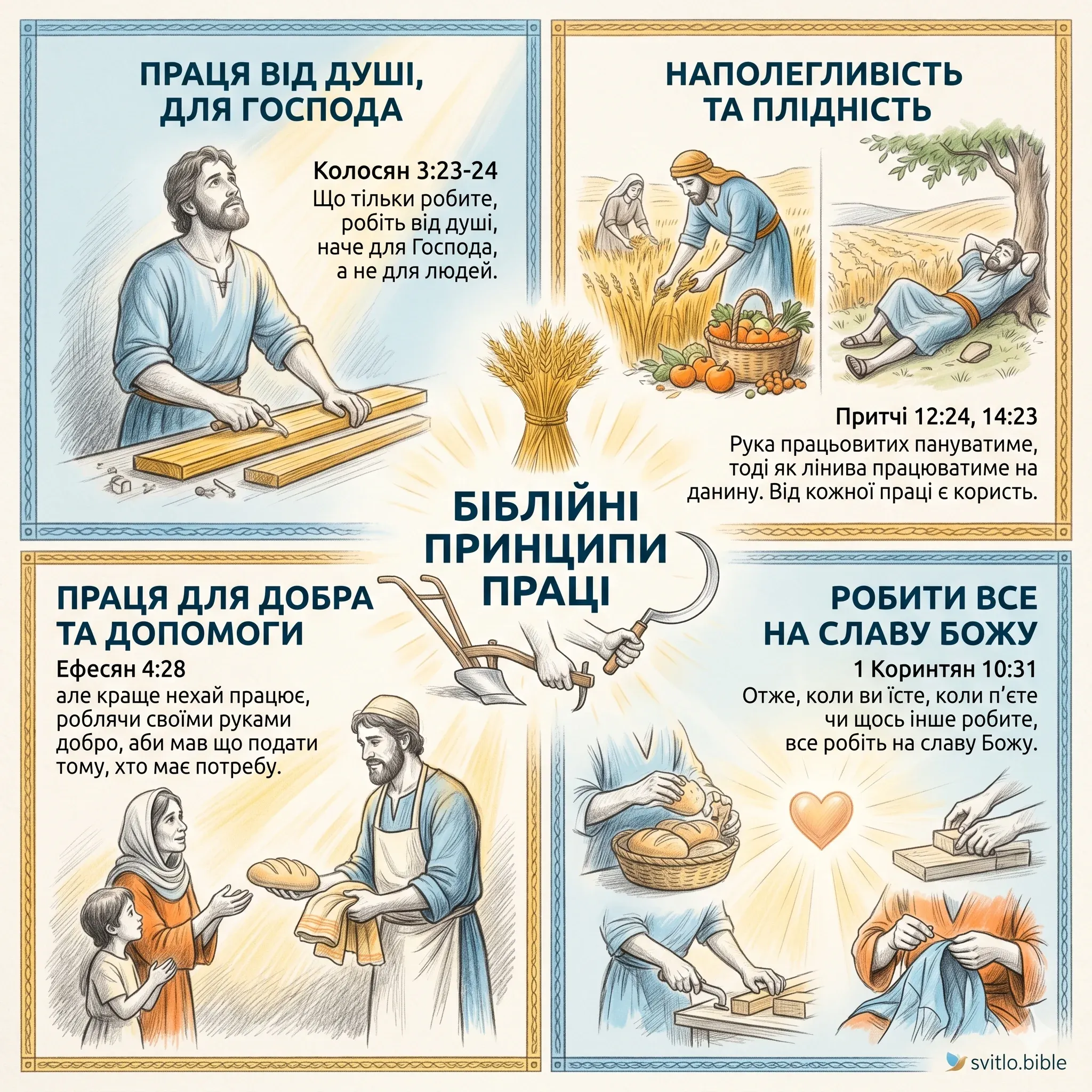 Біблія про ставлення до праці