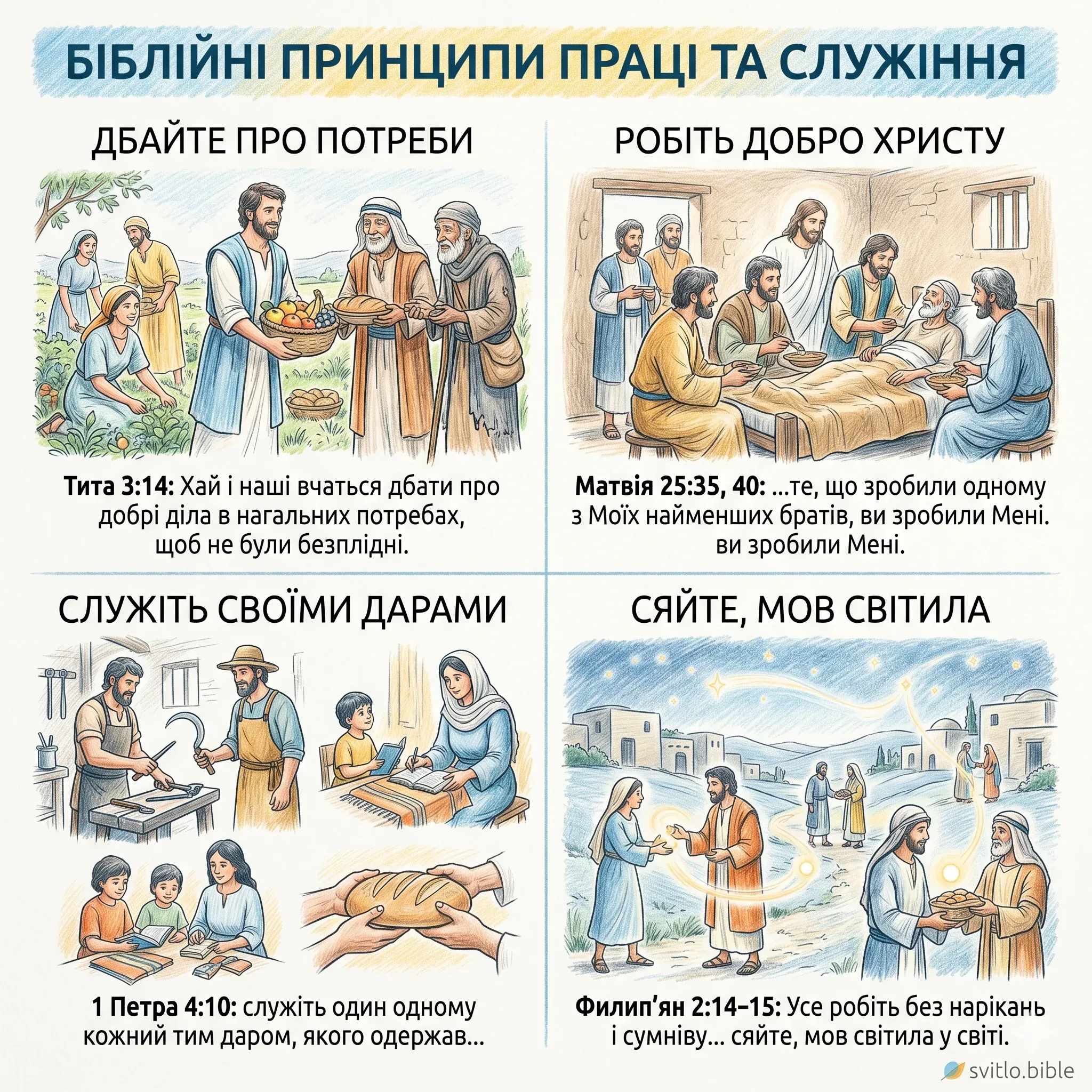 біблійні принципи праці