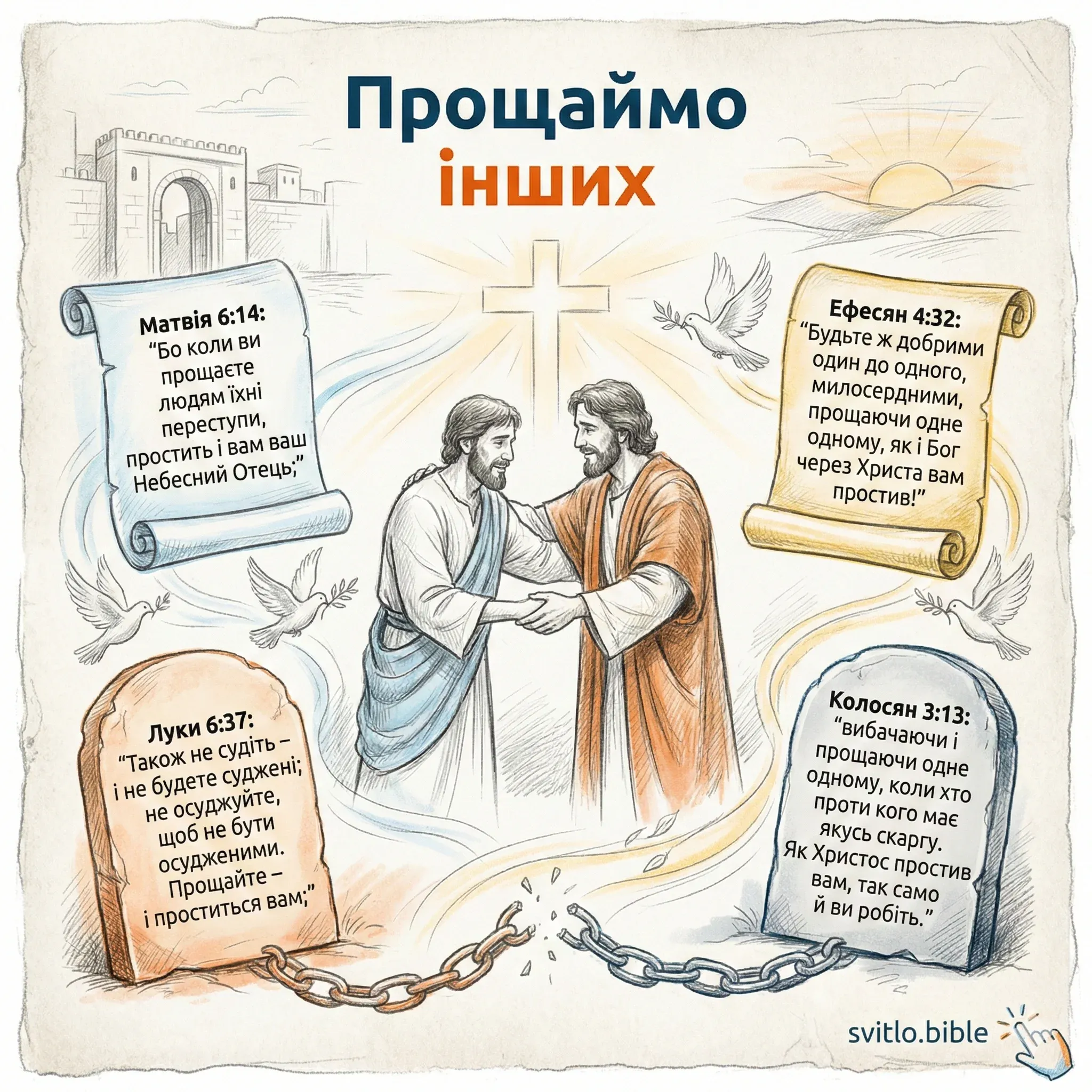 Біблія про прощення ближнього