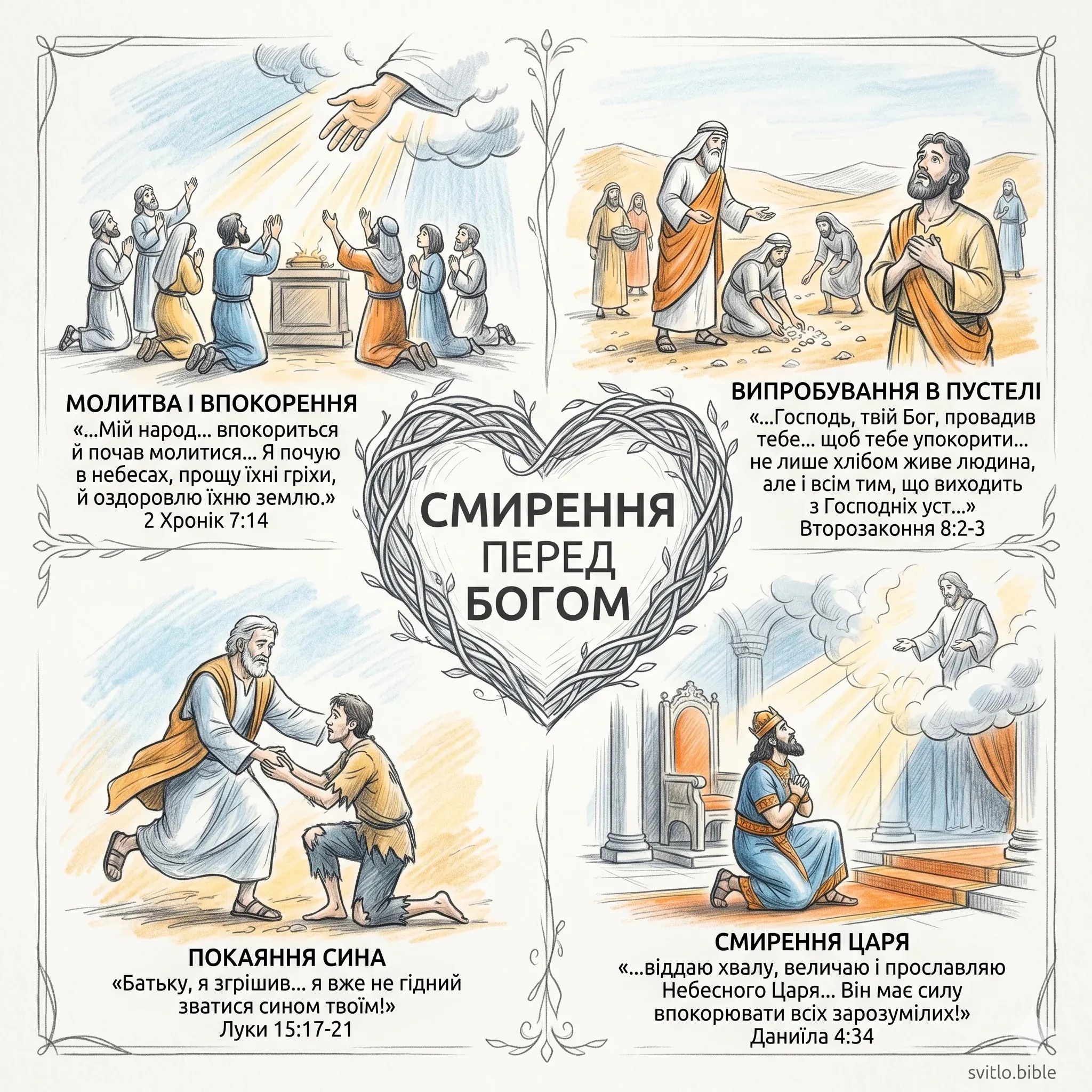 смирення через покаяння