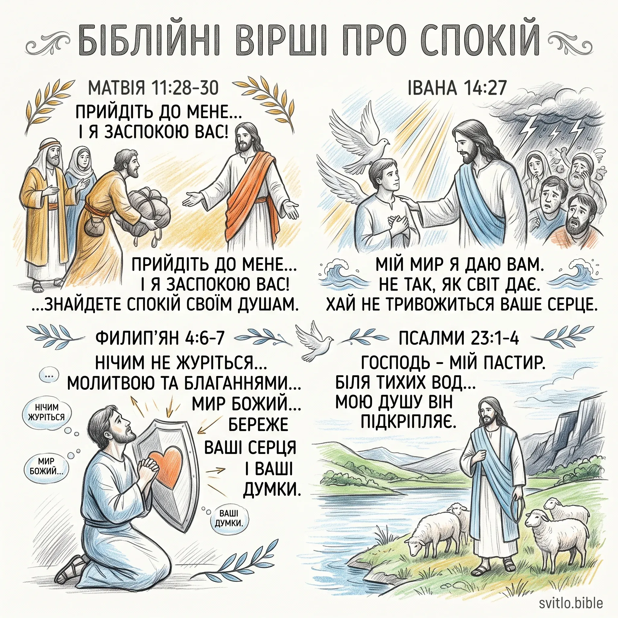 Господь дає спокій