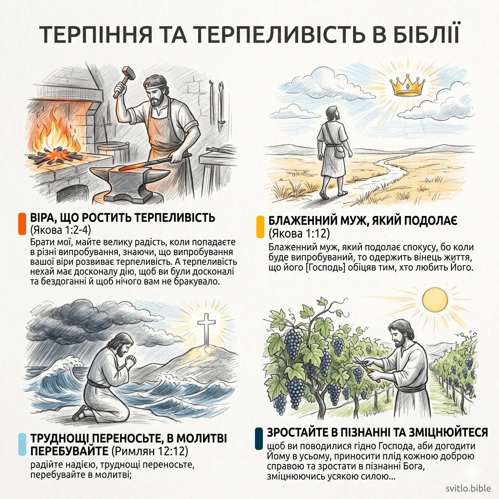 що Біблія говорить про терпіння