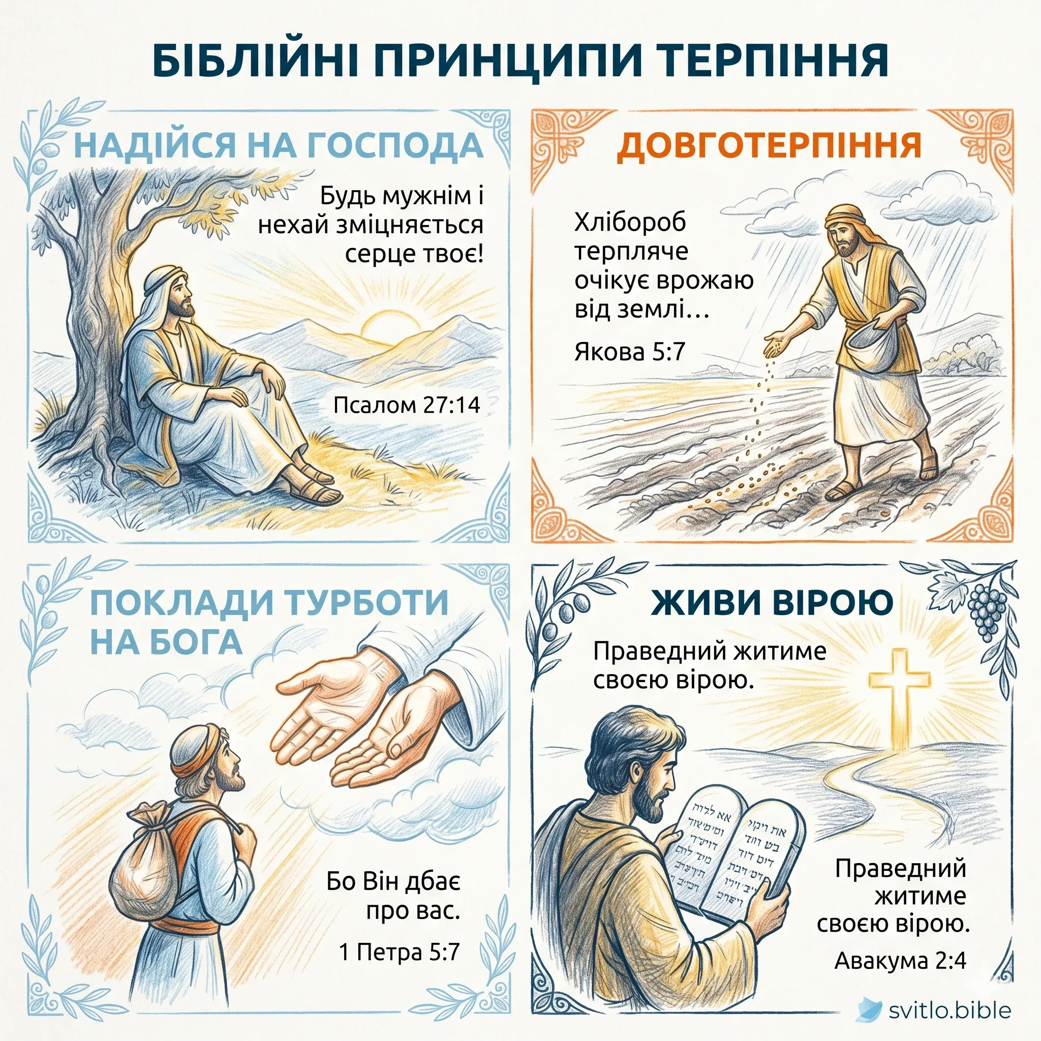 Біблійні вірші про терпеливість