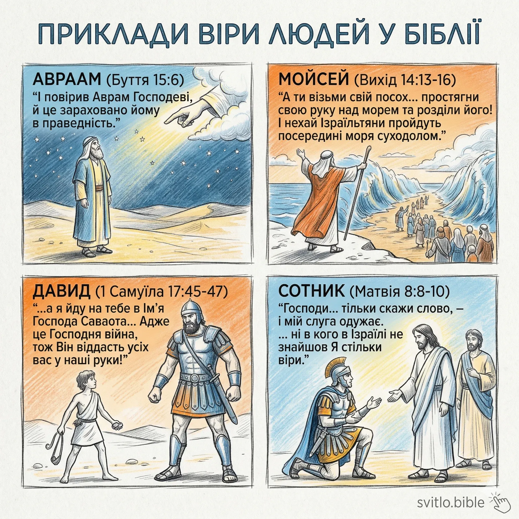 люди віри в Біблії