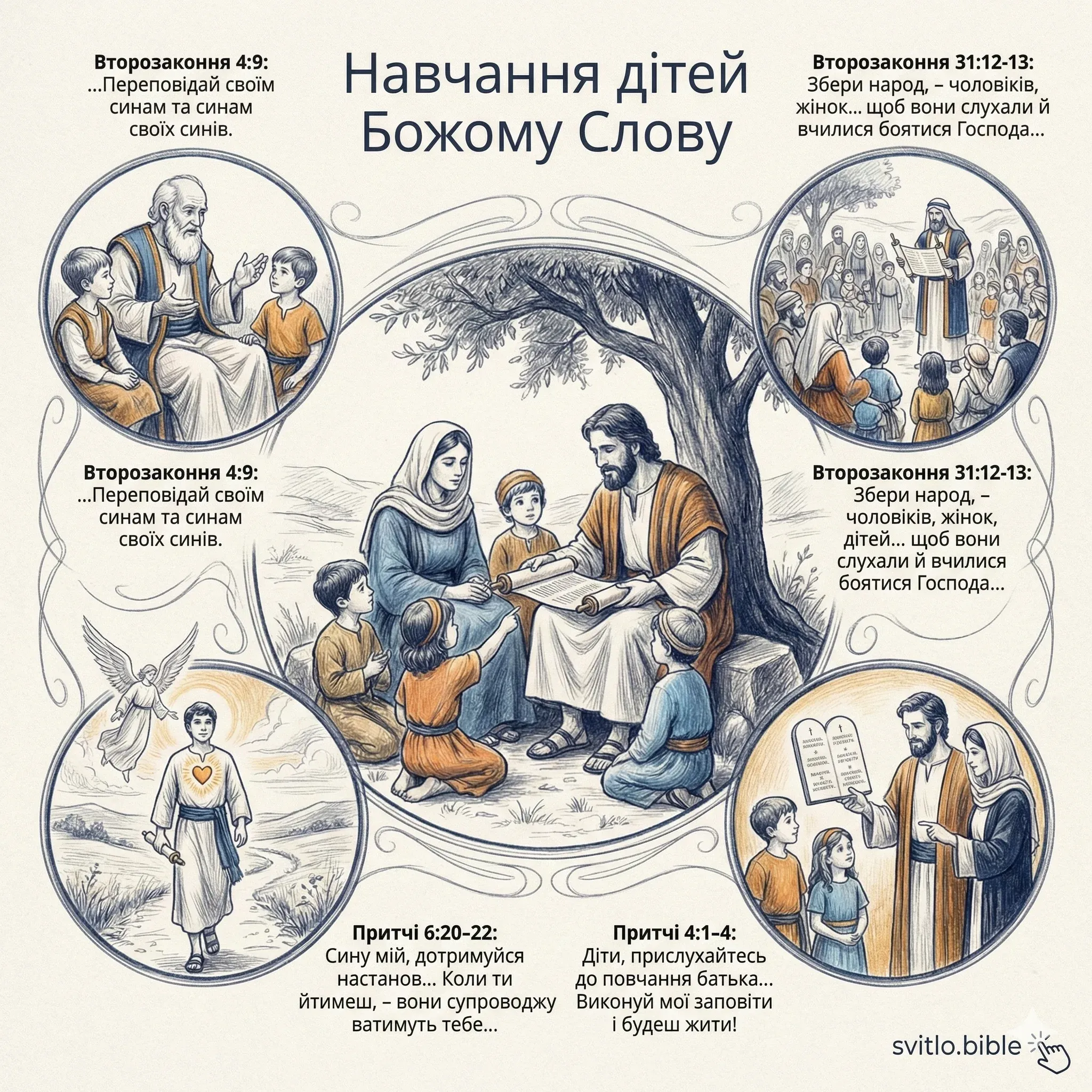 навчання дітей Божому Слову