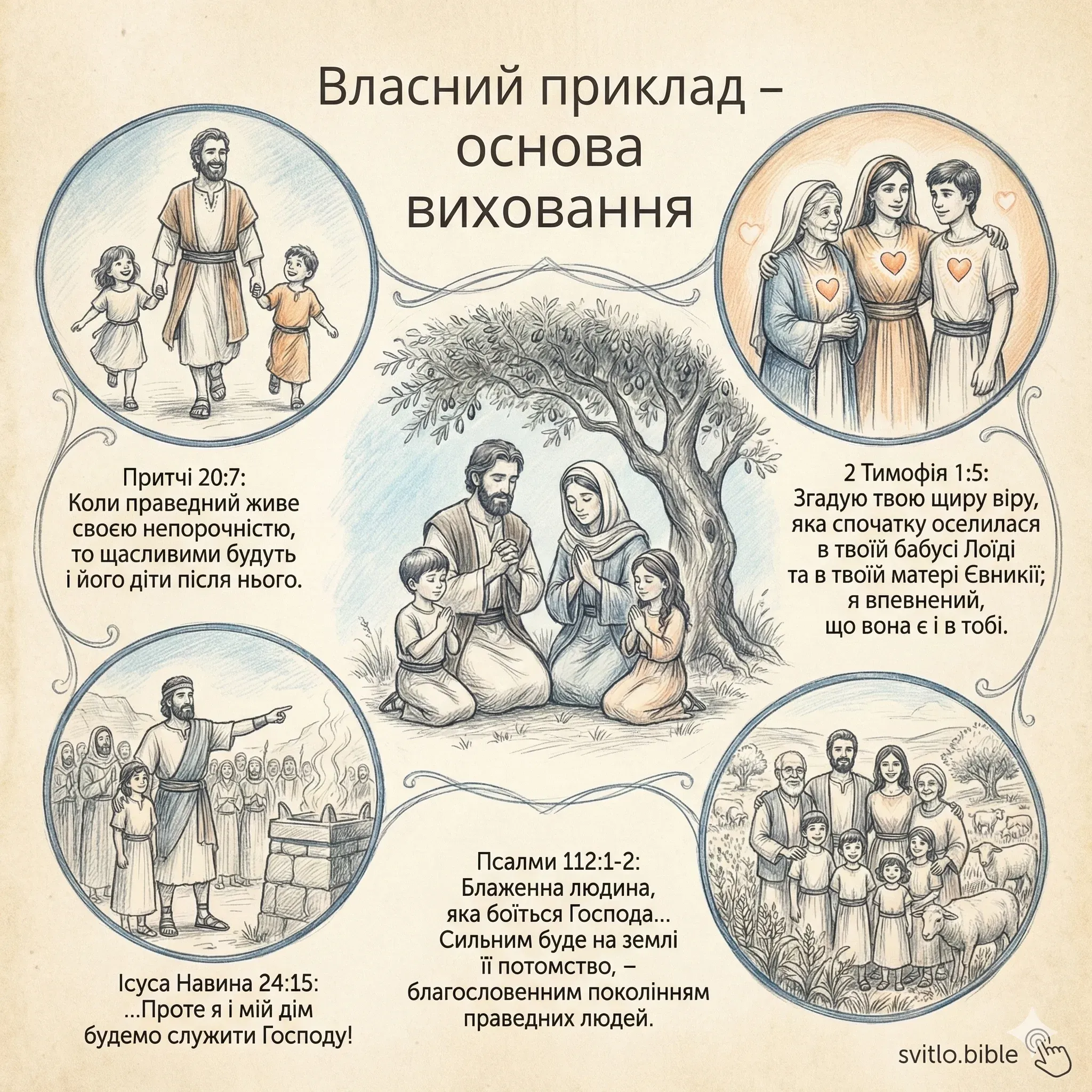 Біблія про дітей і батьків