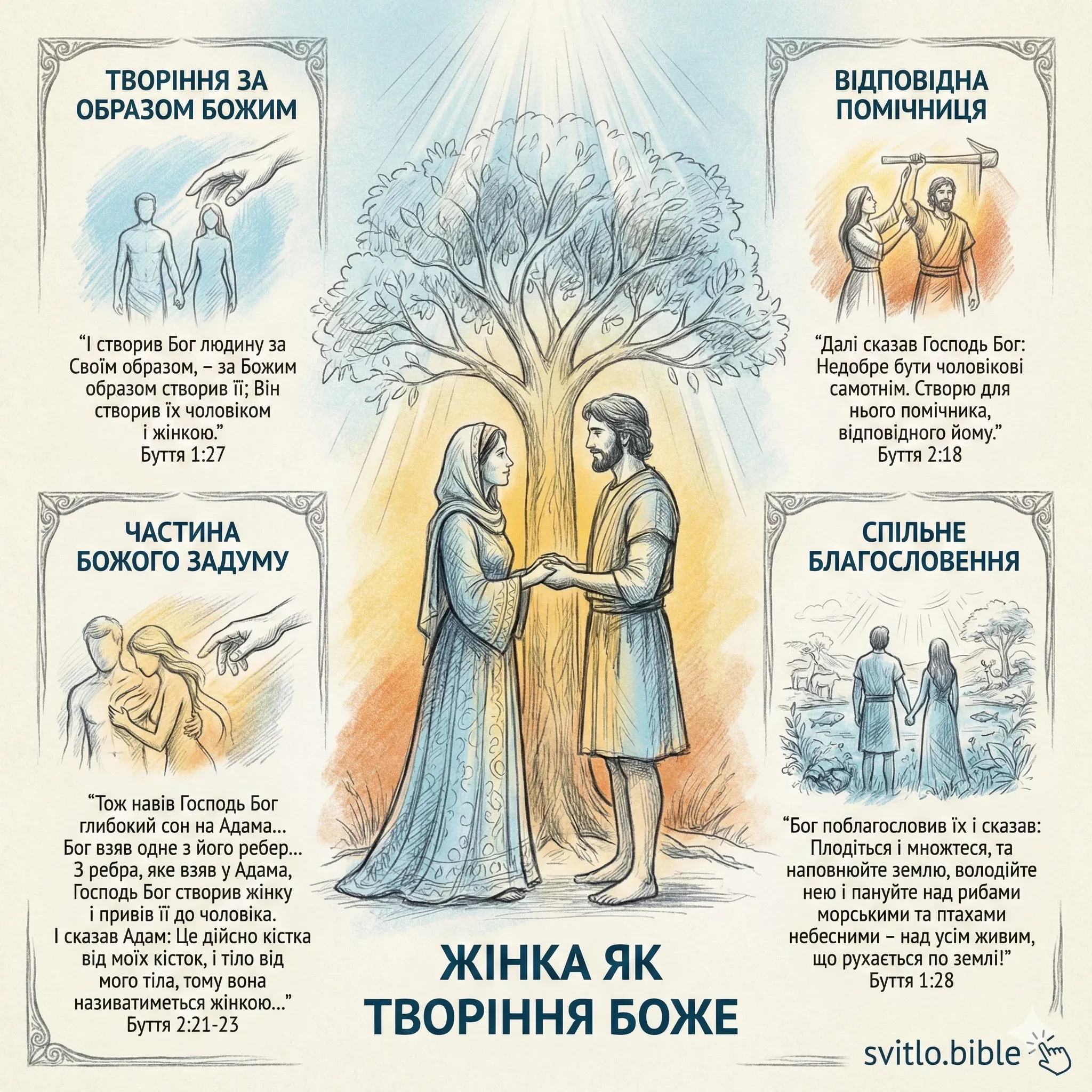 створення жінки Богом