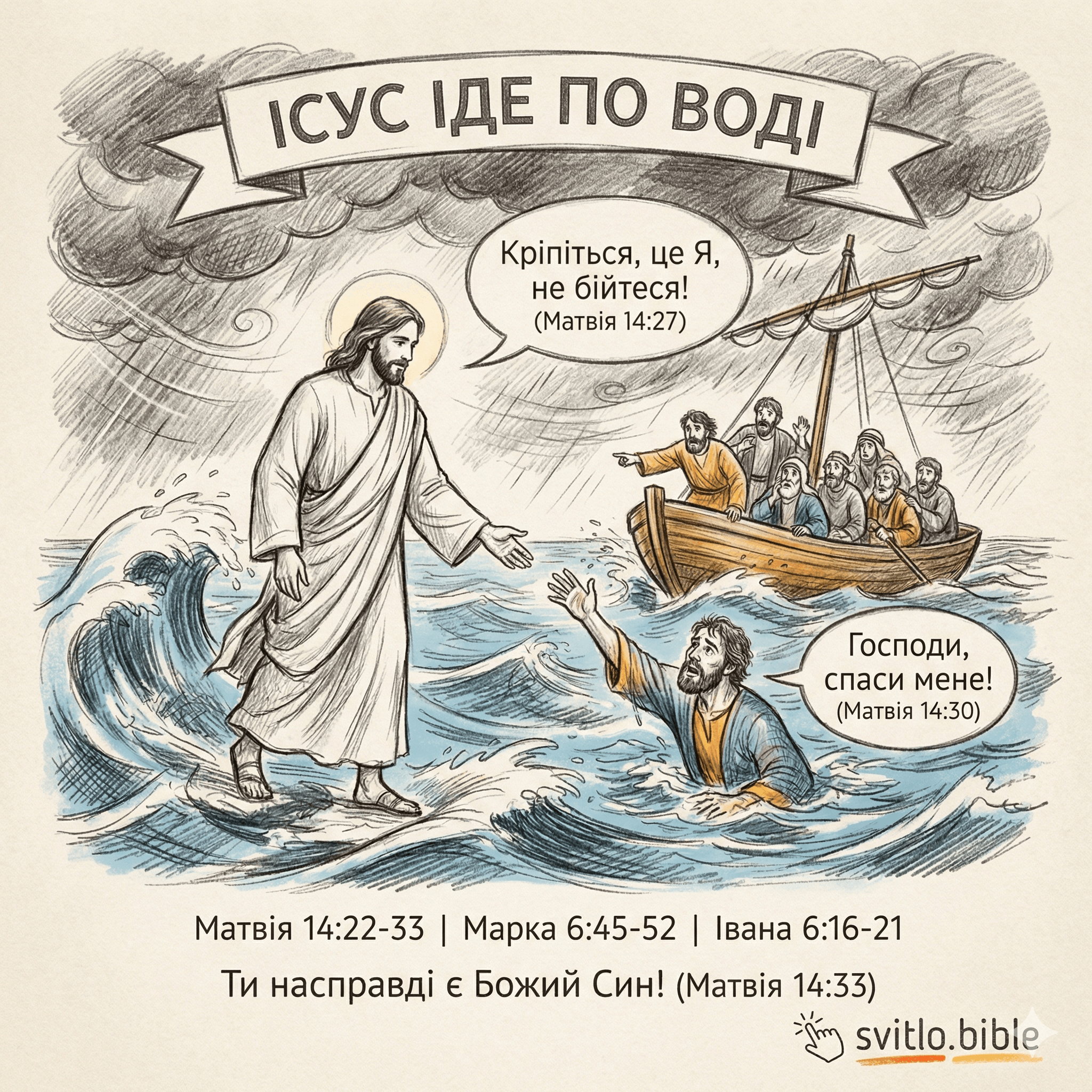 Ісус іде по воді