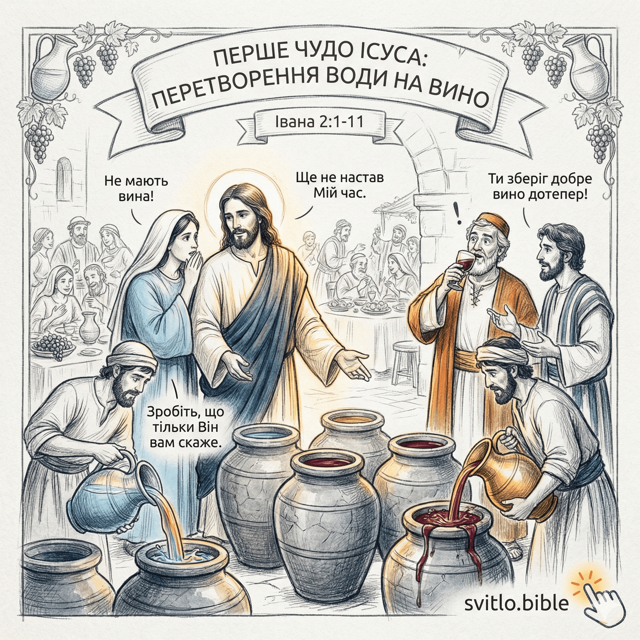 перетворення Ісусом Христом води на вино