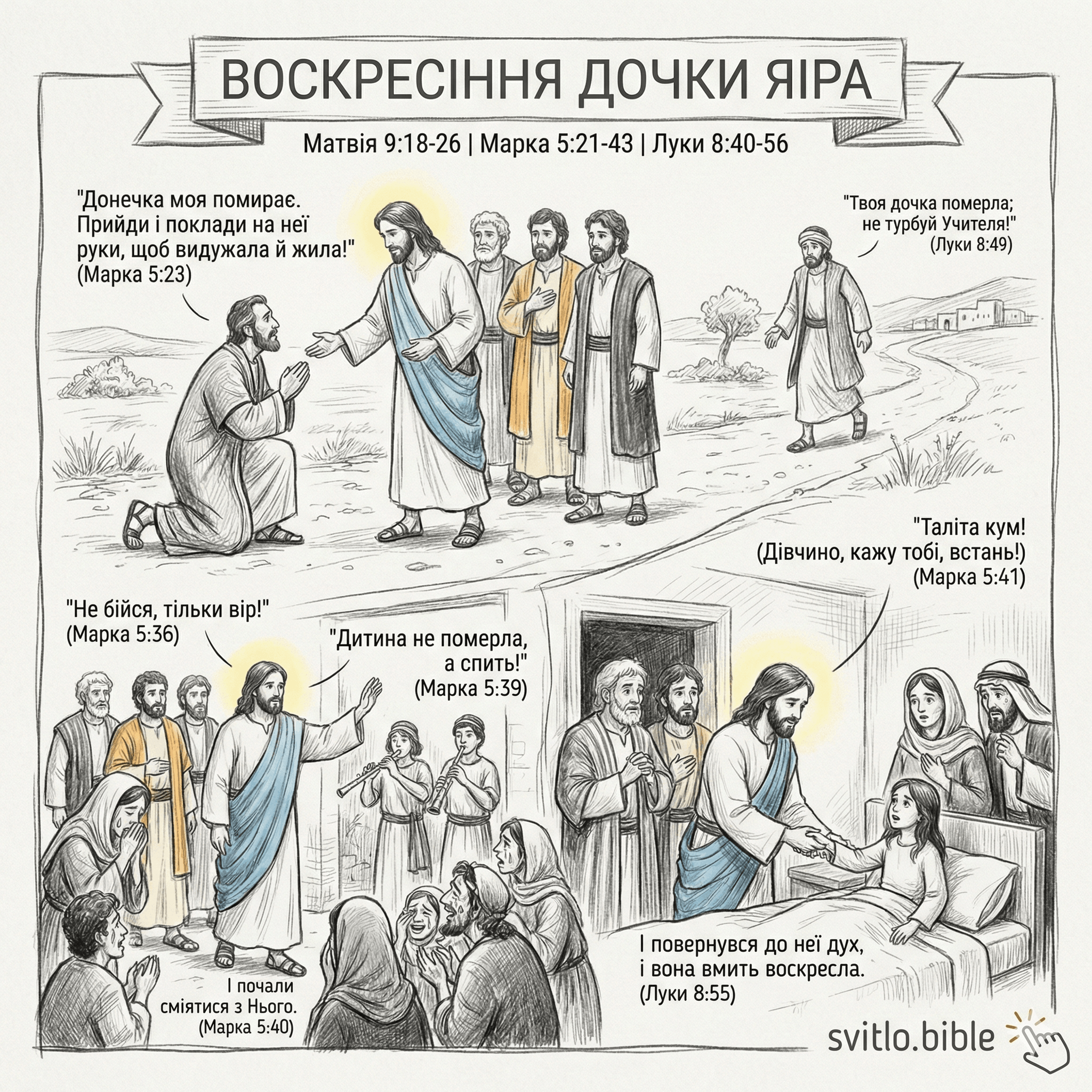 воскресіння дочки Яіра начальника синагоги
