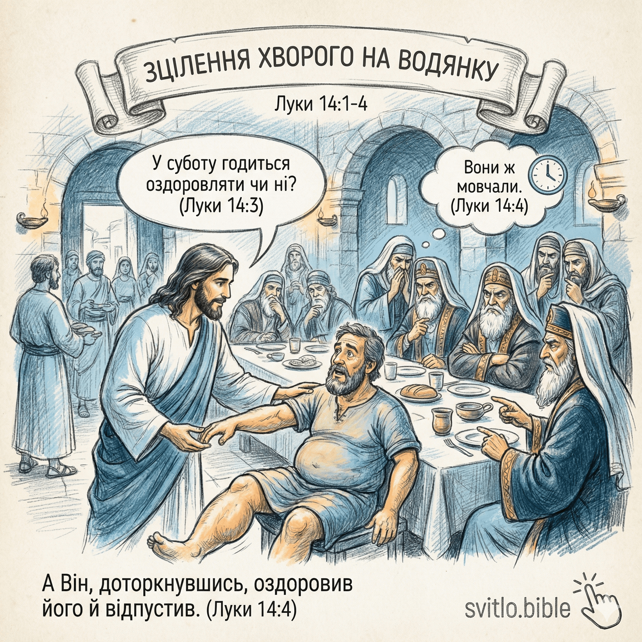 зцілення хворого на водянку