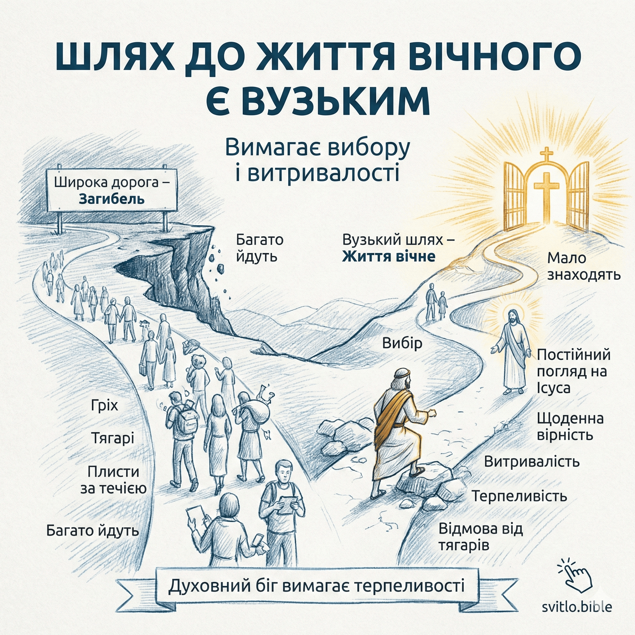 вузька стежка до Царства Небесного