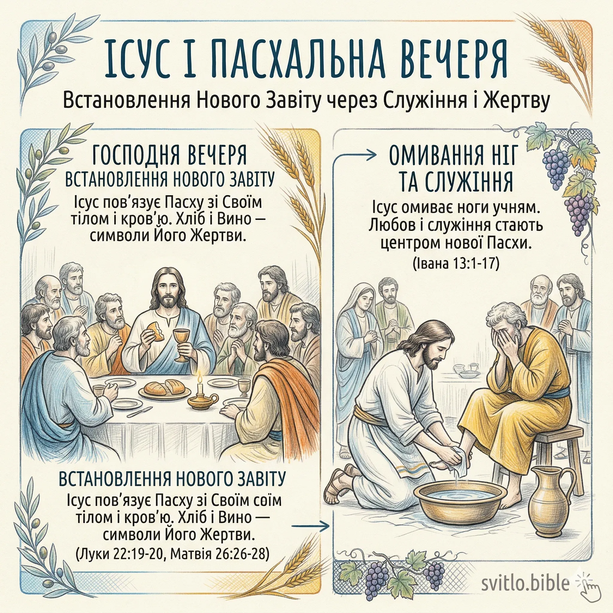 Ісус і Пасхальна вечеря