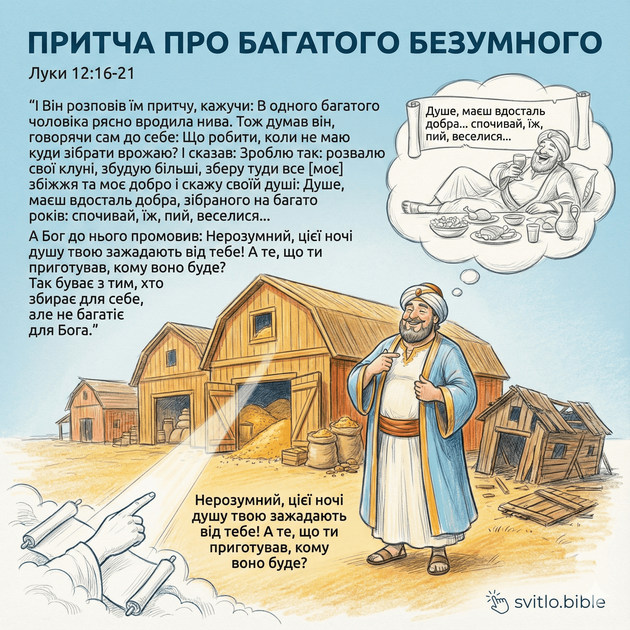 притча про багача