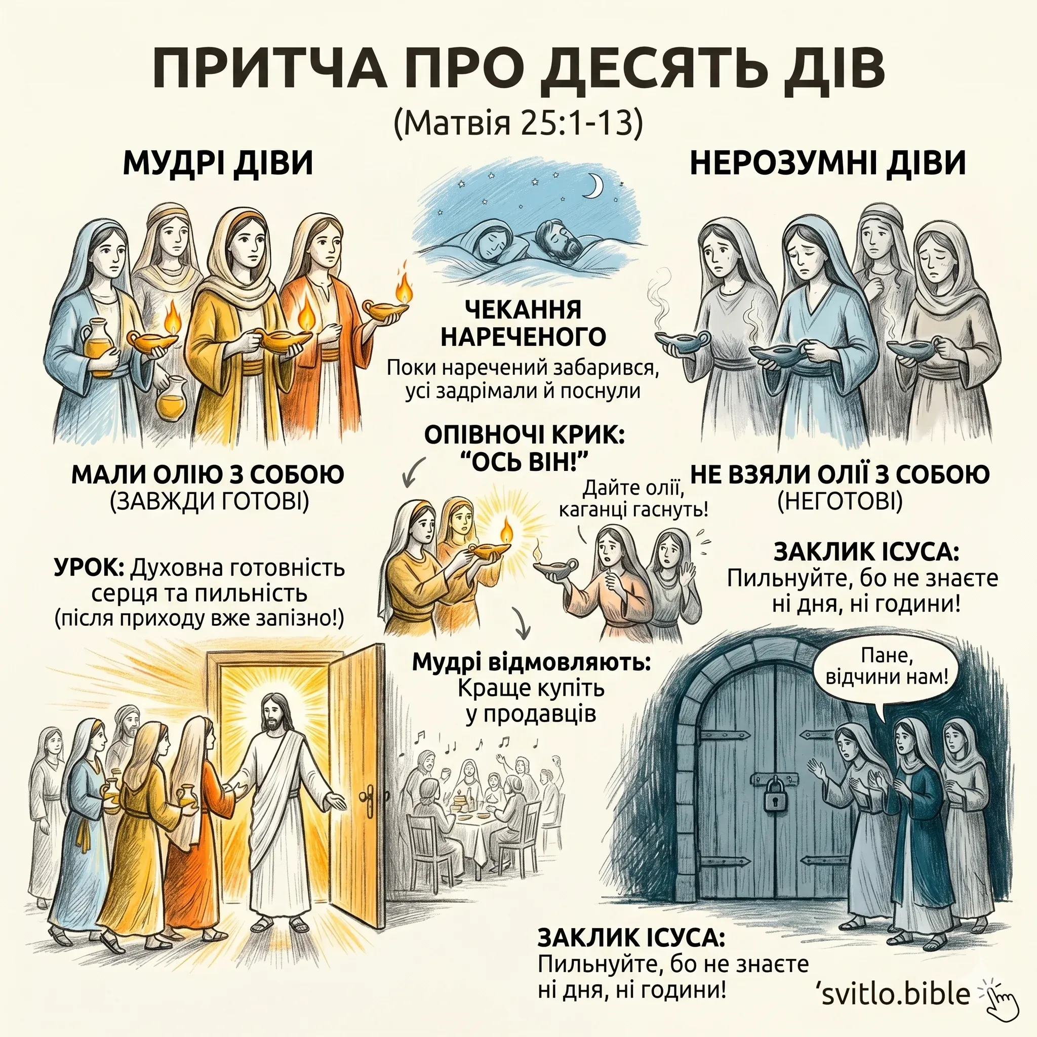 притча про десять дів