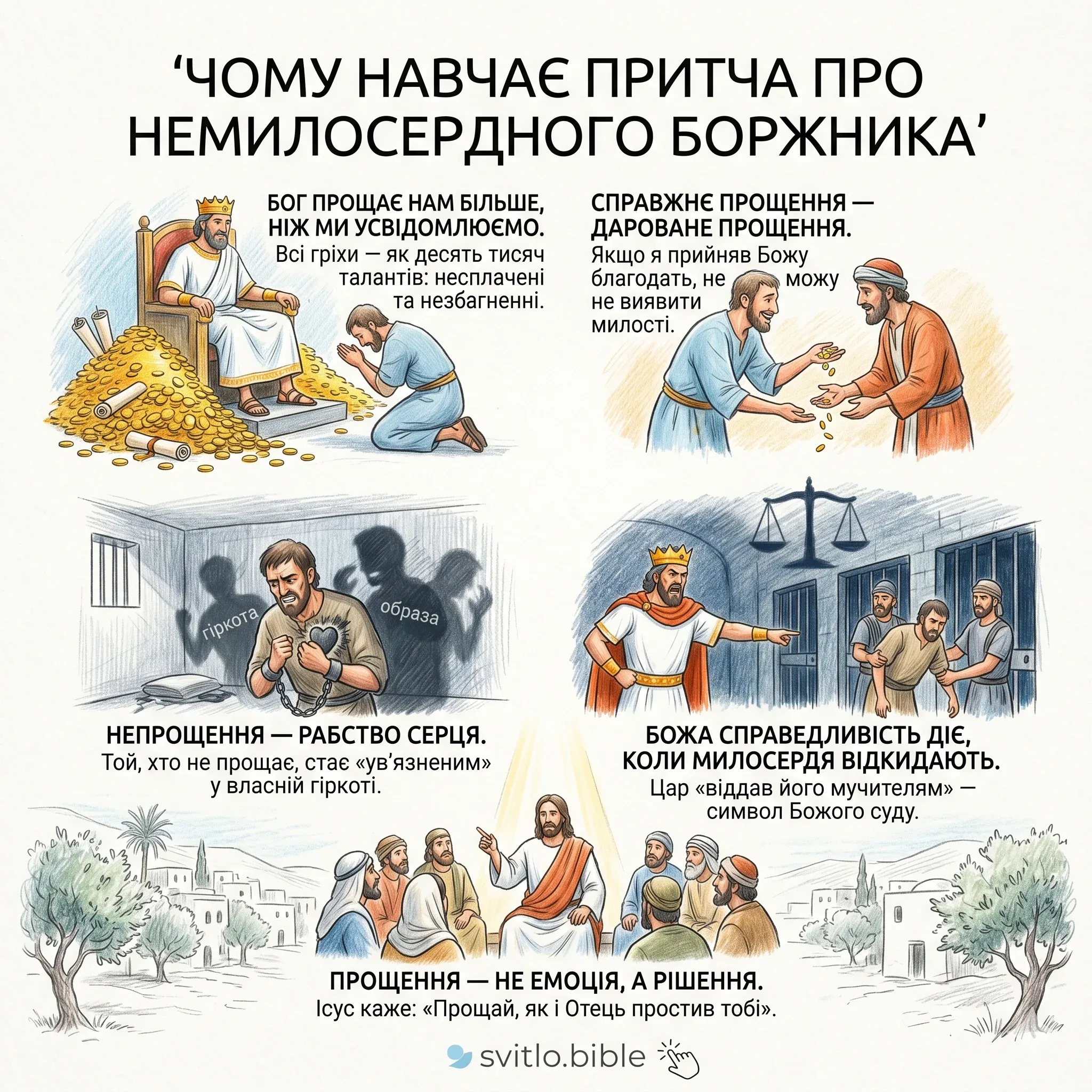 притча про прощення