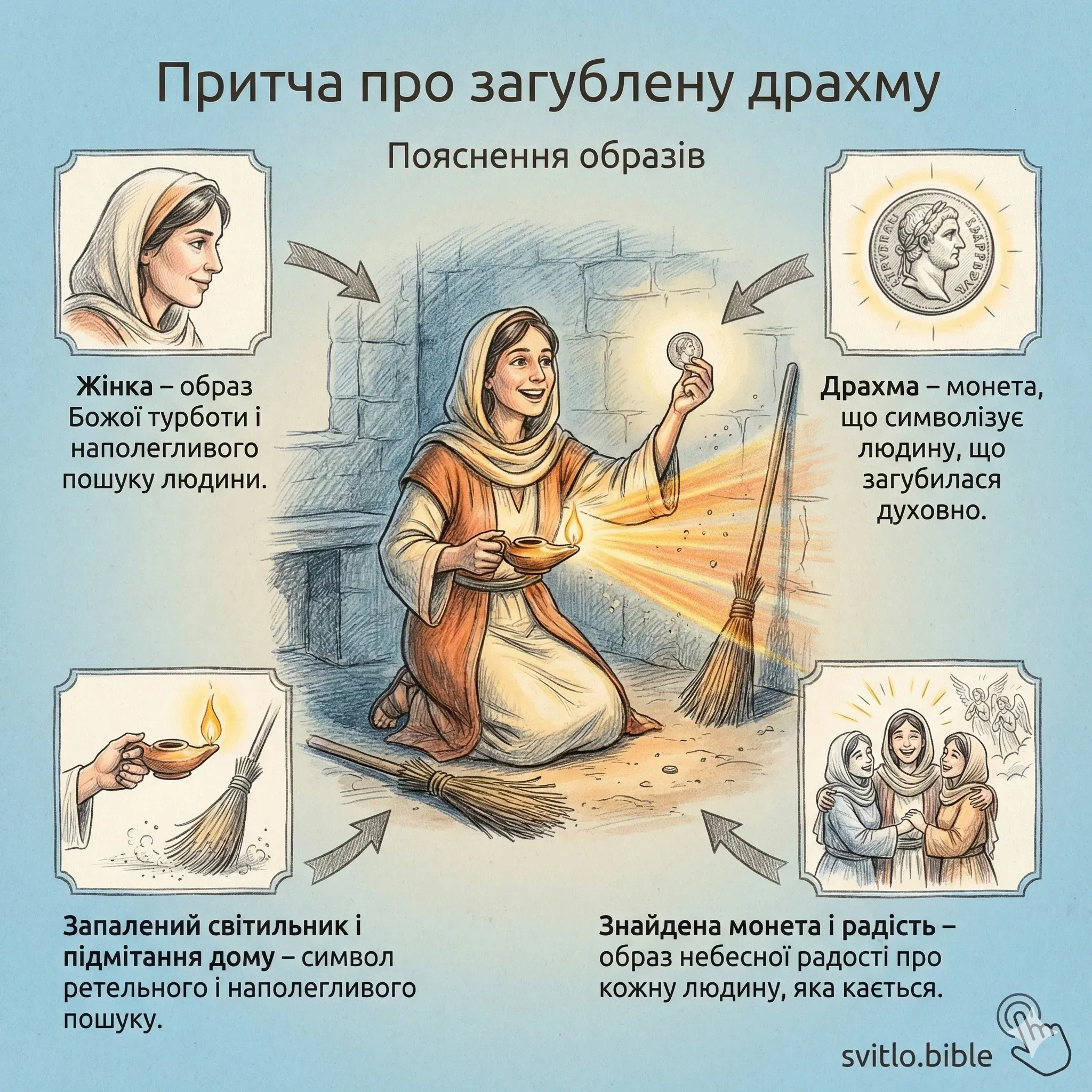 образи притчі про драхму