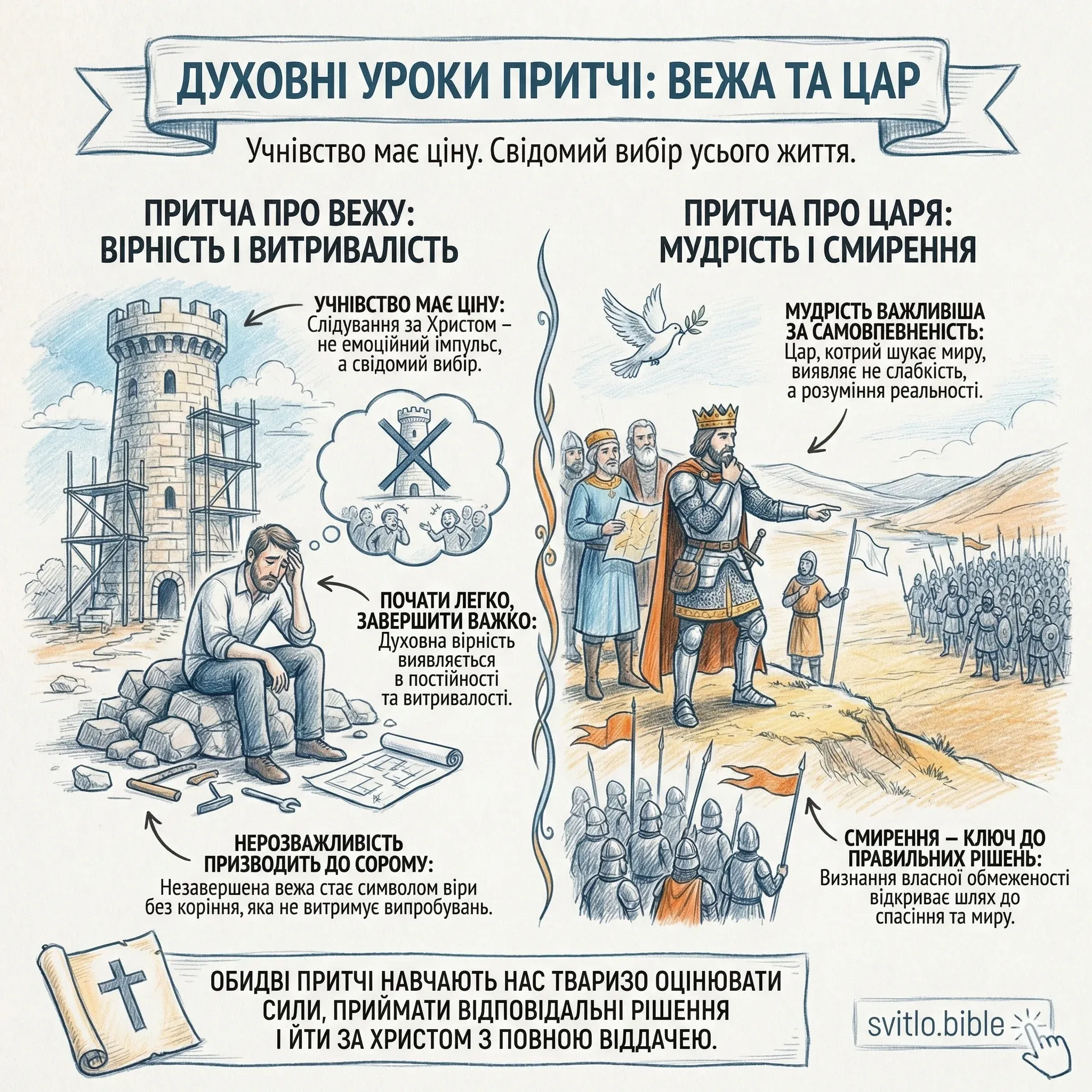 притча про розрахунок сил