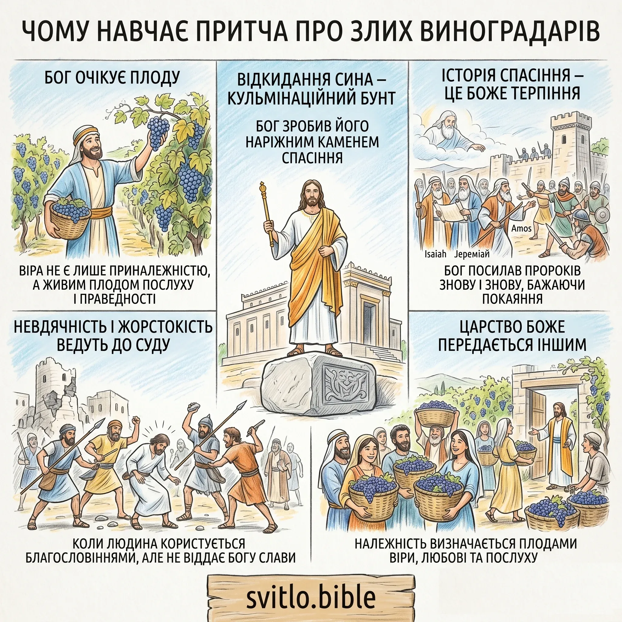 Бог очікує плоду від Свого народу